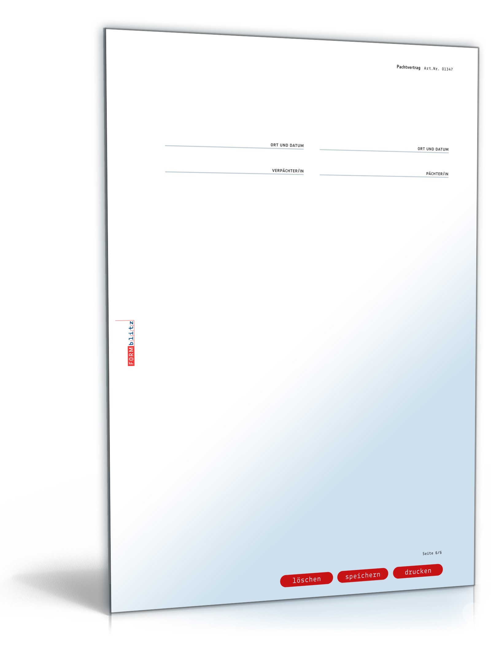 Pachtvertrag Grundstück PDF. Seite: 6