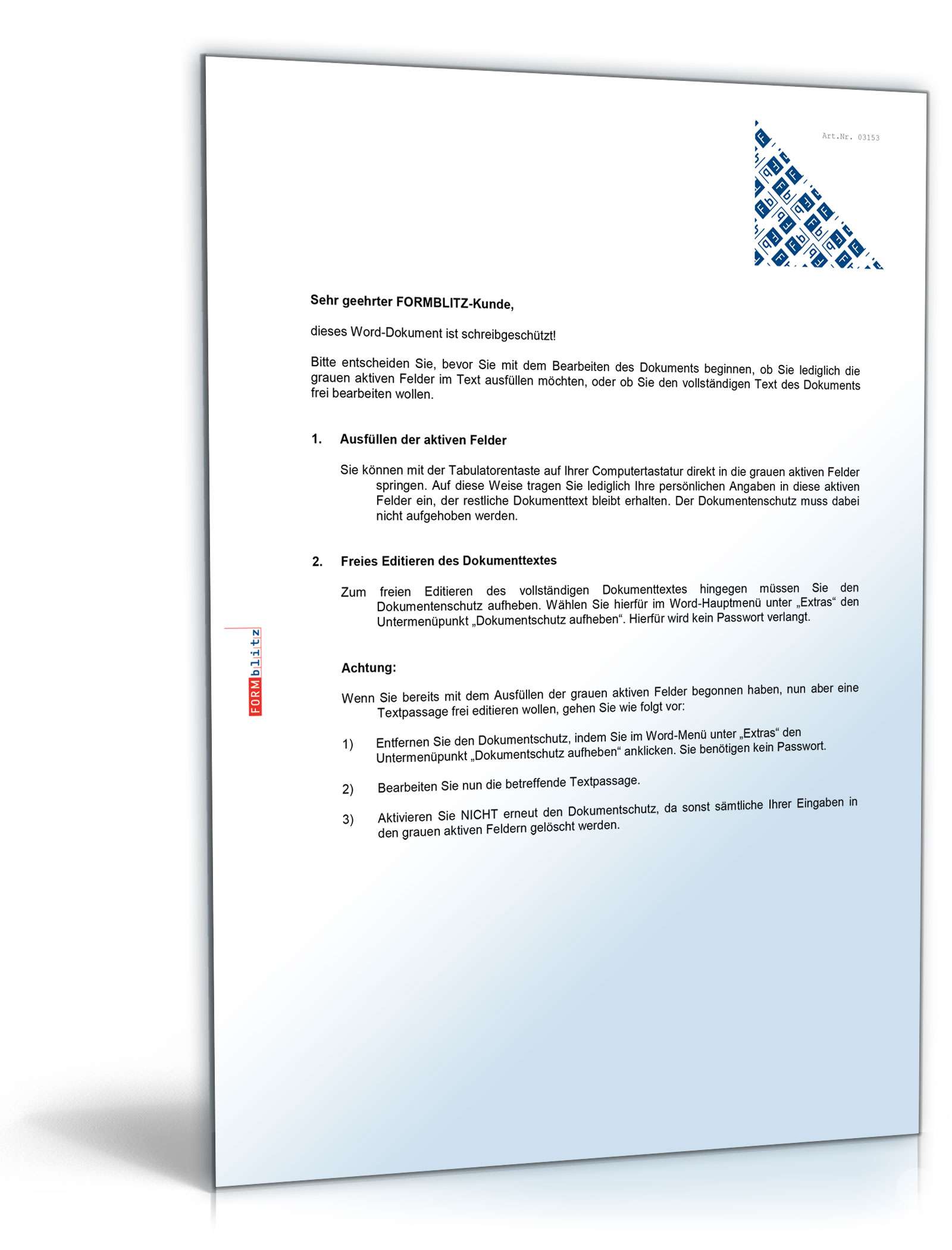 Vorteilspaket Untermietvertrag Gewerberäume Excel. Seite: 2