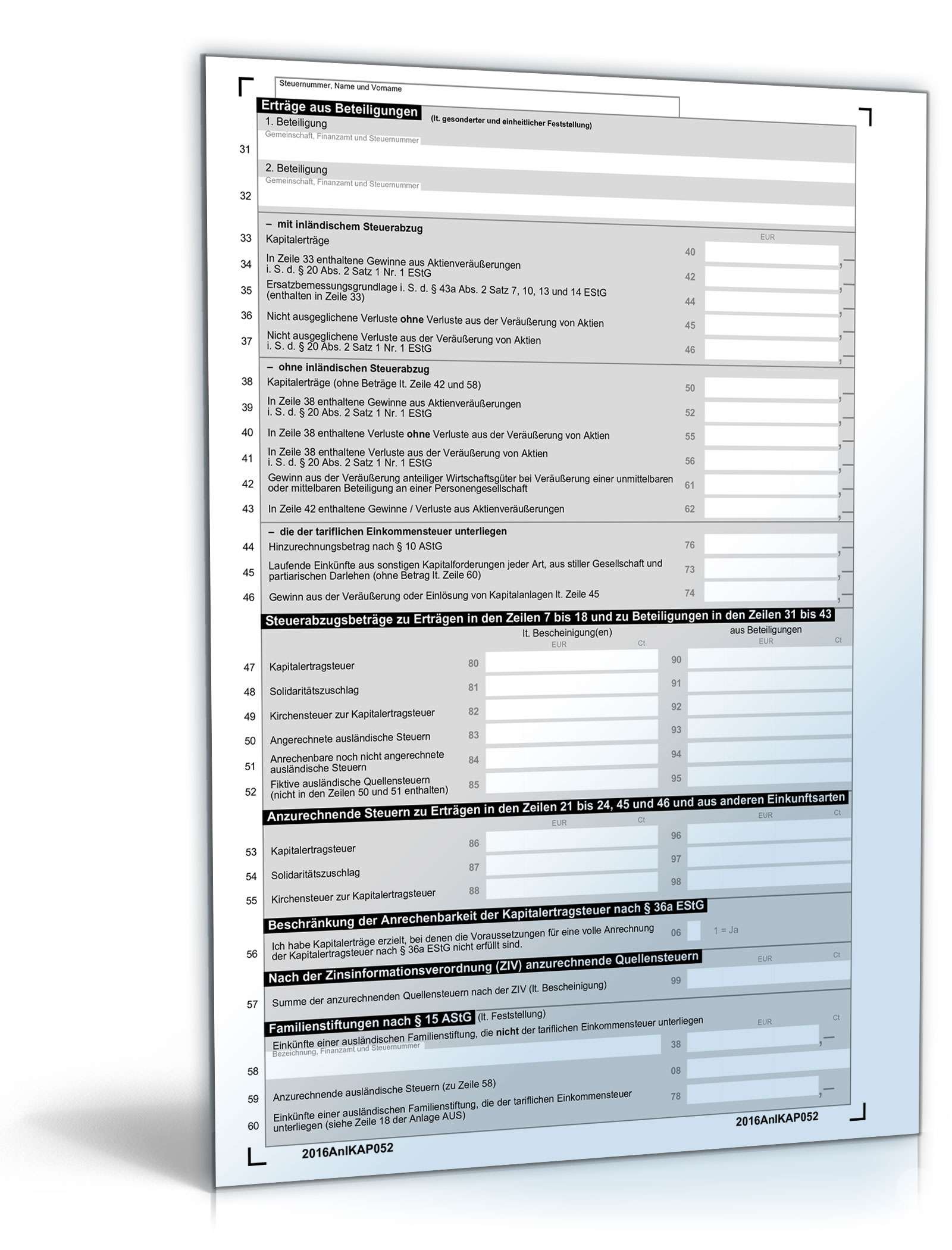 Anlage KAP 2016 PDF. Seite: 2