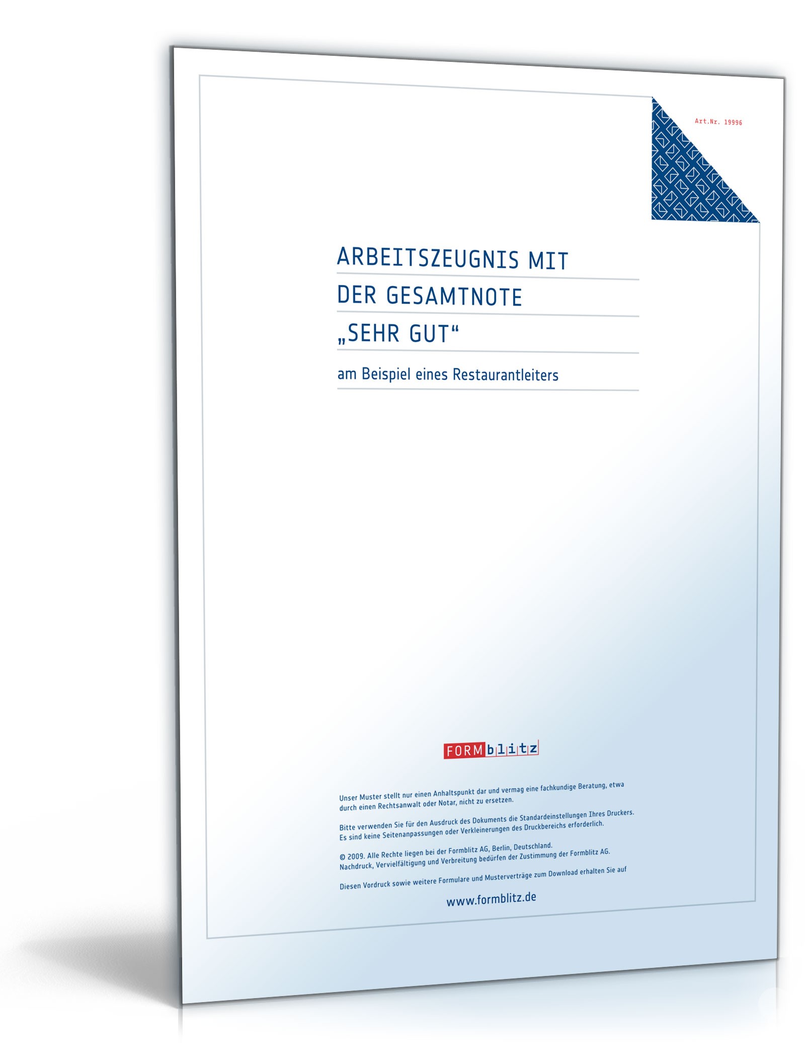 Arbeitszeugnis Restaurantleiter Excel. Seite: 2