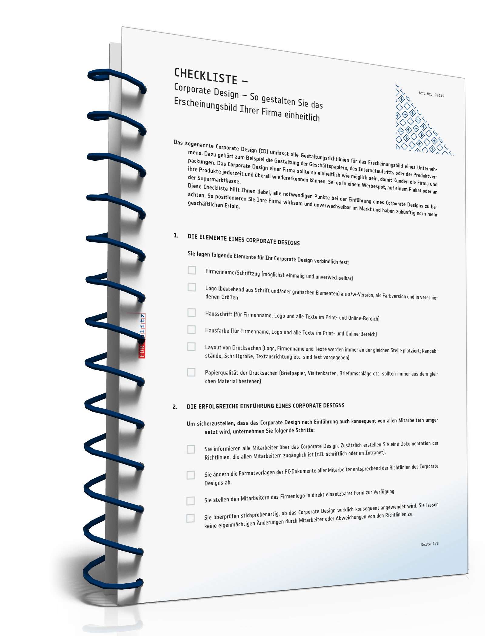 Checkliste Corporate Design  PDF