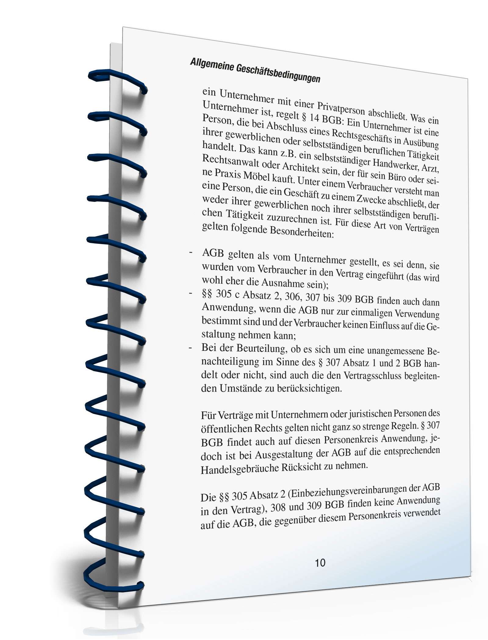 Ratgeber Festlegung Allgemeine Geschäftsbedingungen  PDF. Seite: 9