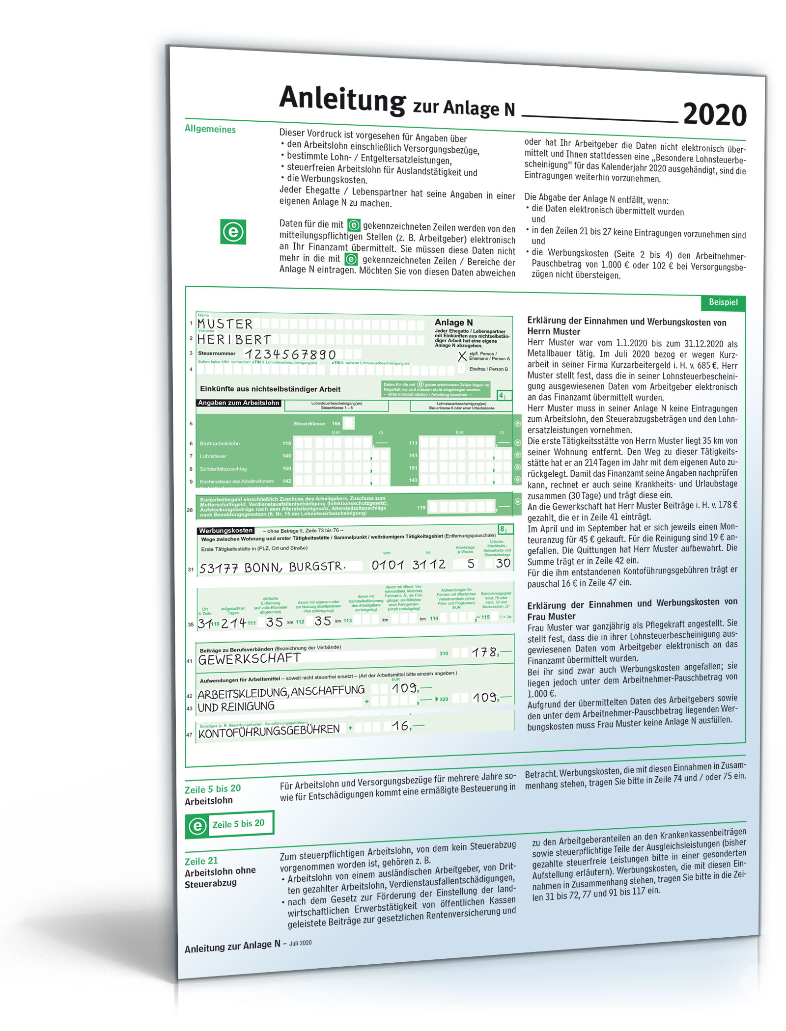 Anleitung Anlage N 2020 PDF