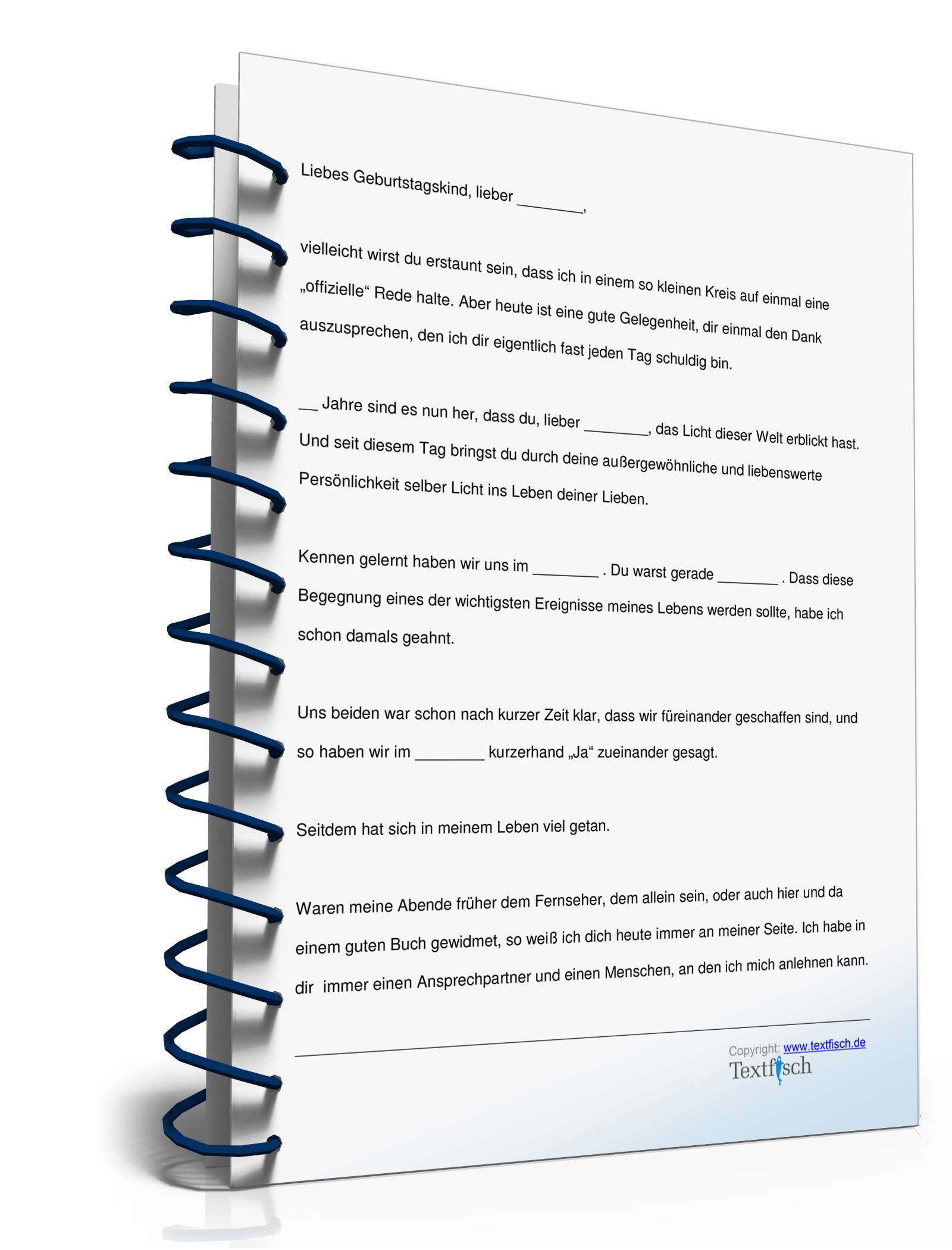 Geburtstagsrede für den Partner PDF. Seite: 2