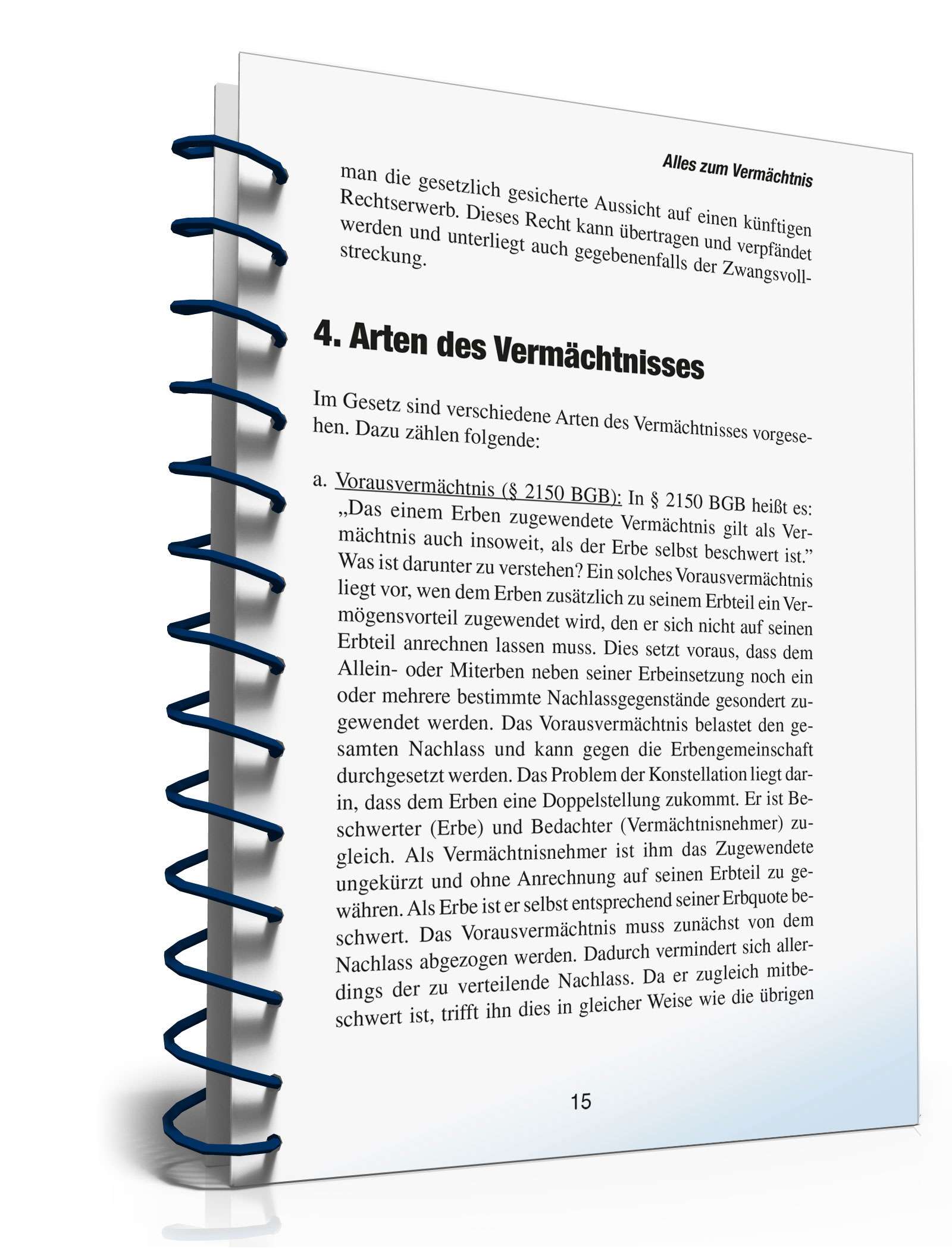 Ratgeber Vermächtnis PDF. Seite: 15