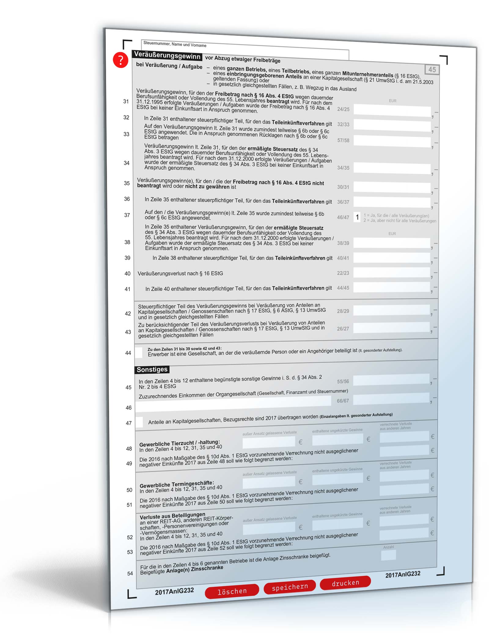 Anlage G 2017 PDF. Seite: 2