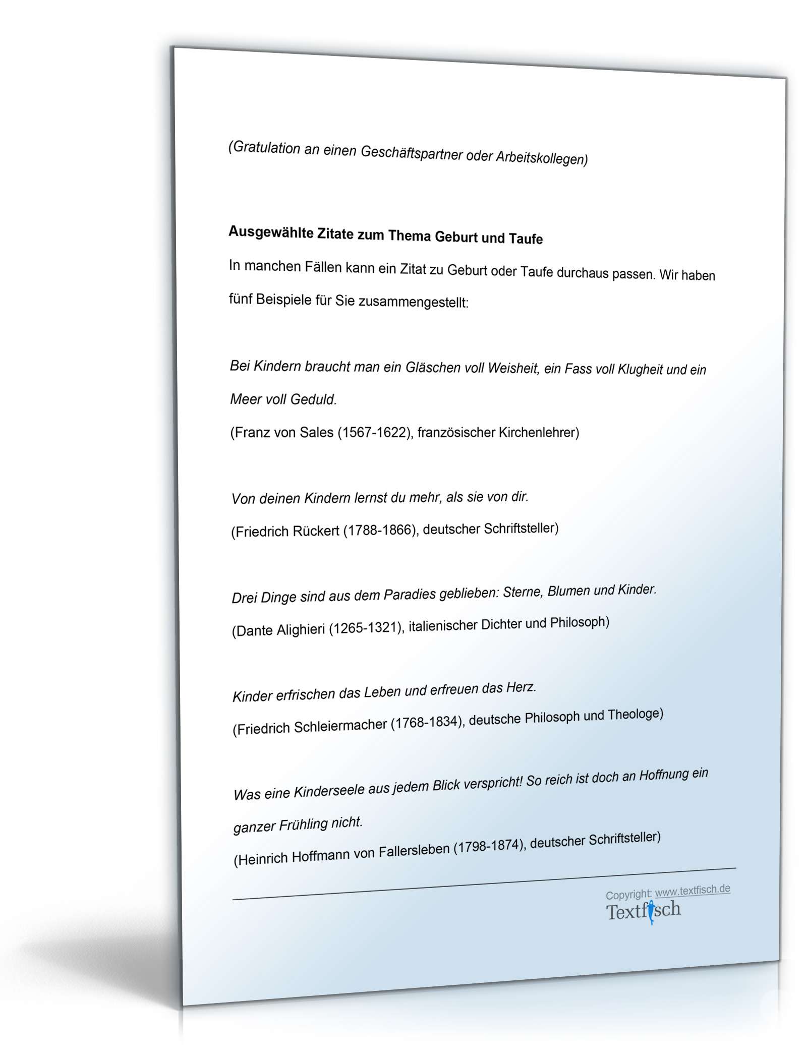 Gratulation Taufe Kind Word. Seite: 5