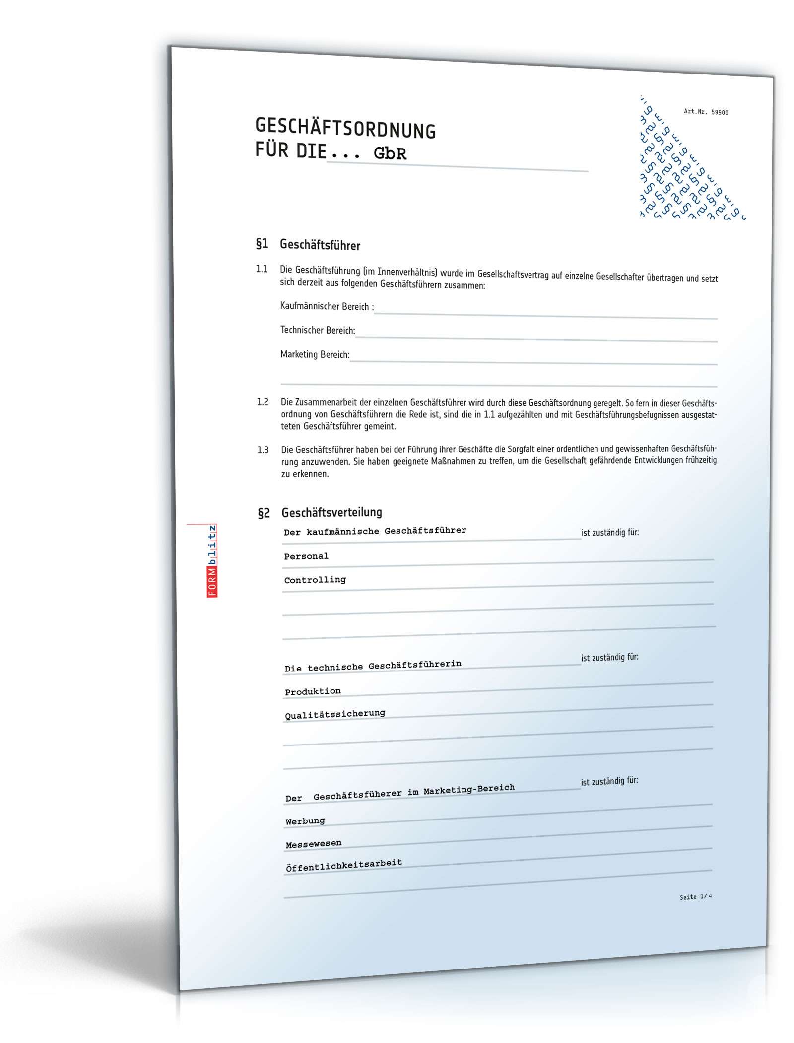 Geschäftsordnung GbR PDF