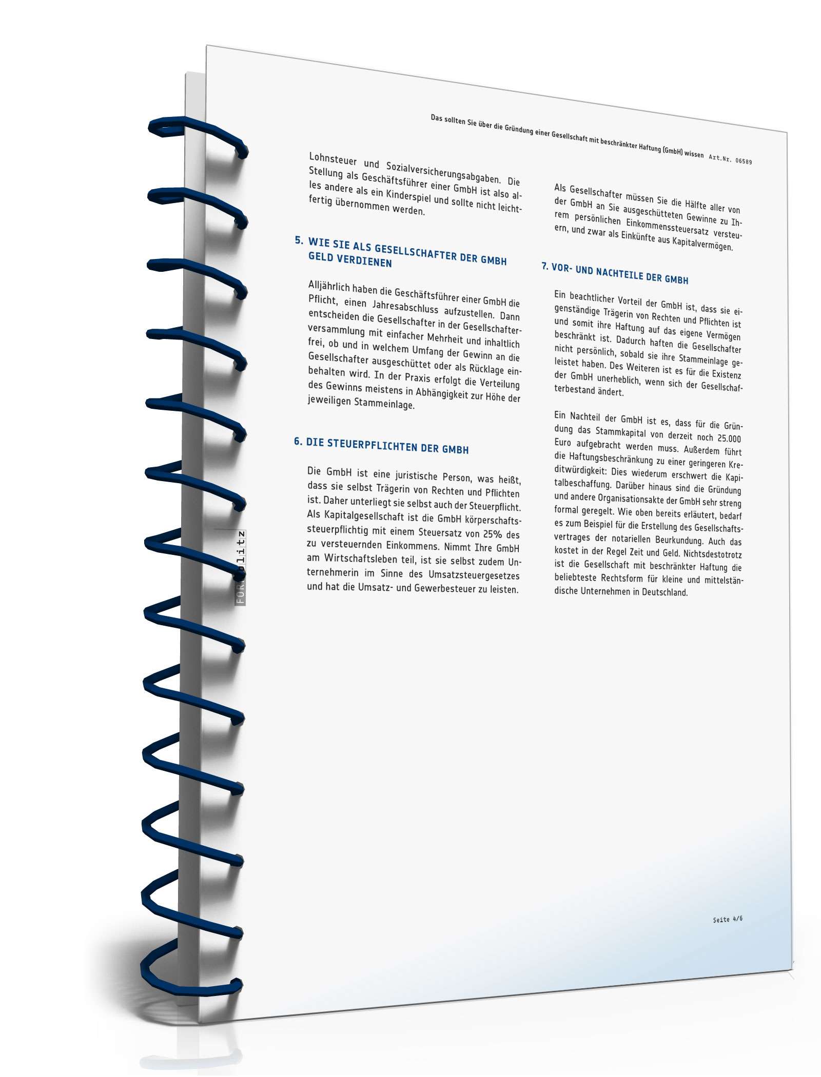Ratgeber Gründung GmbH PDF. Seite: 5