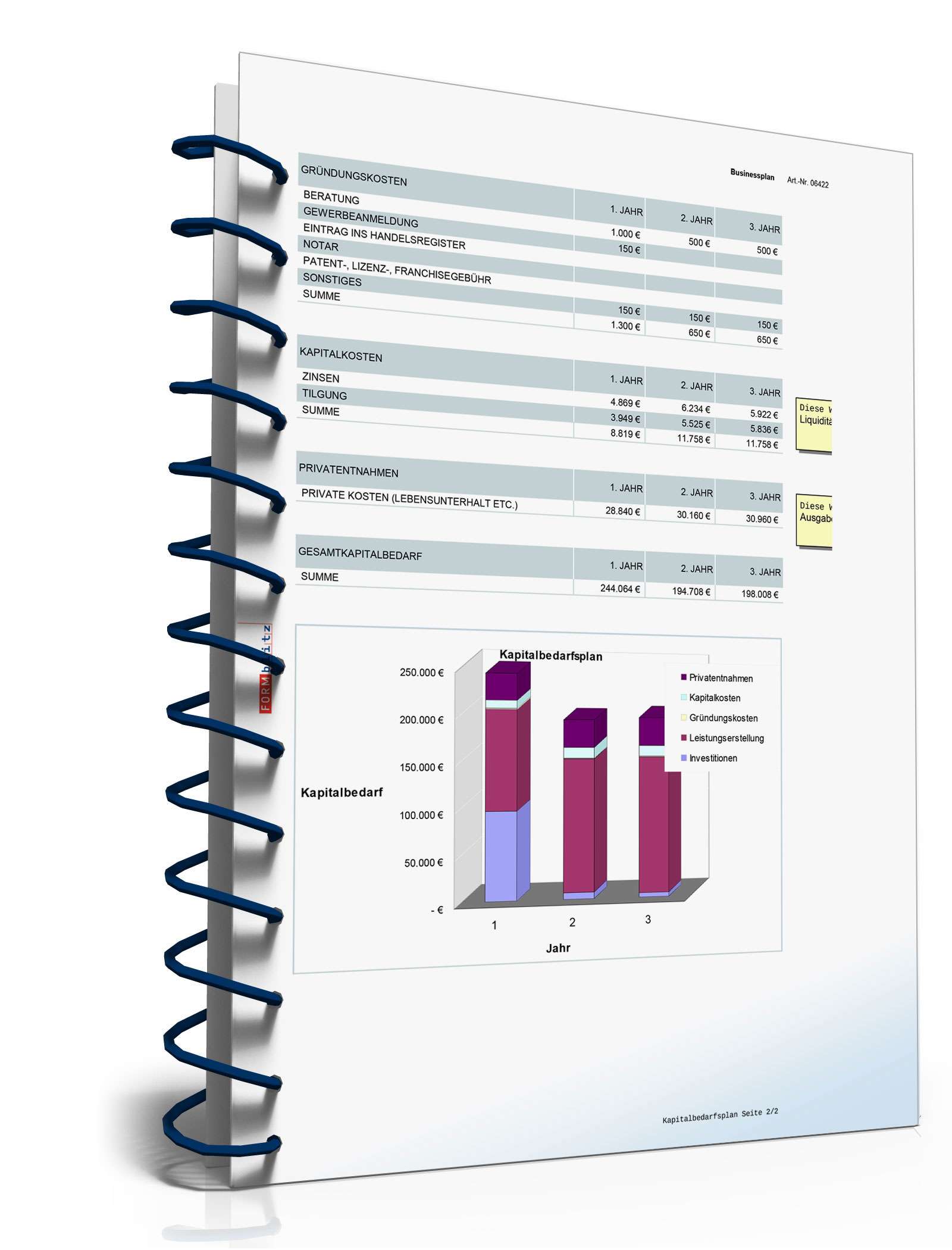 Businessplan Kfz-Werkstatt Excel. Seite: 11