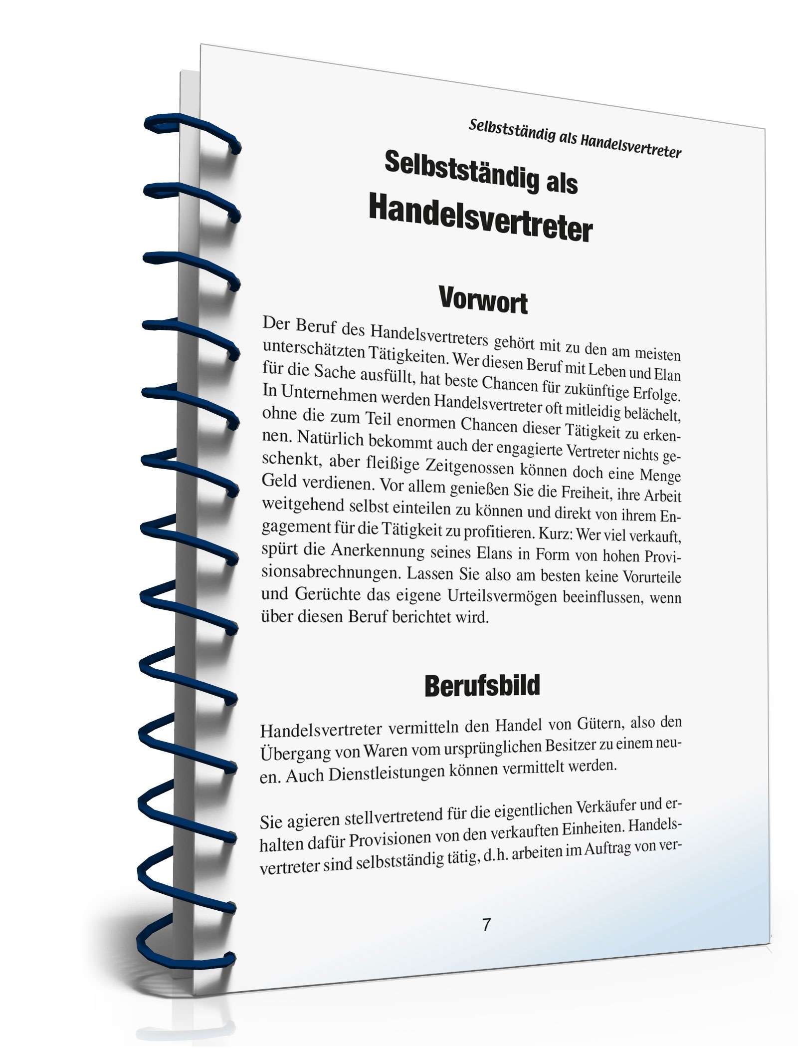 Selbstständig als Handelsvertreter PDF. Seite: 7