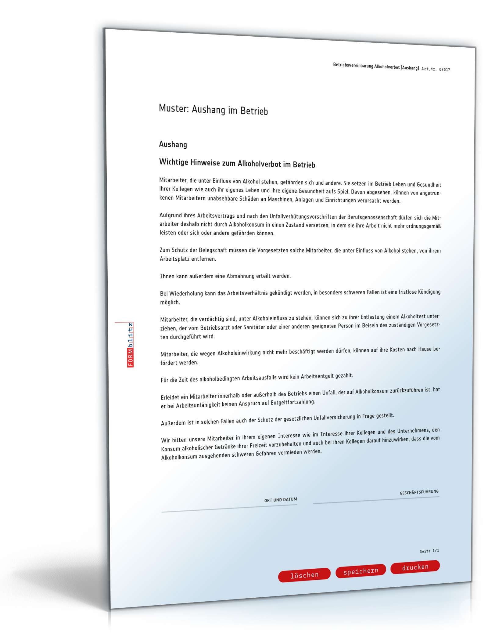 Betriebsvereinbarung Alkoholverbot PDF. Seite: 4