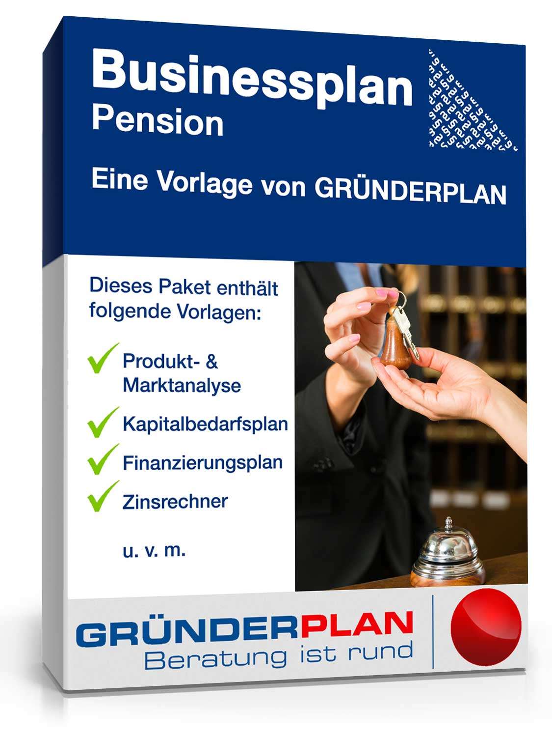 Businessplan Pension von Gründerplan Excel