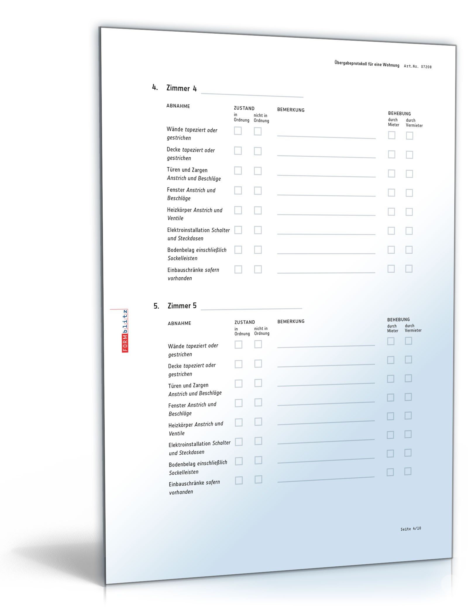 Vorteilspaket Untermietvertrag Gewerberäume Excel. Seite: 17