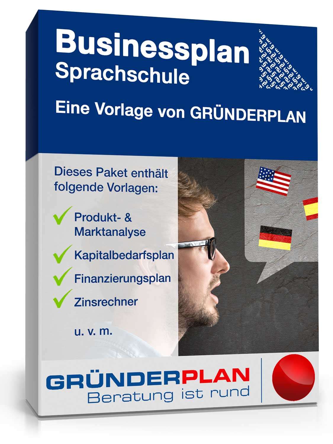 Businessplan Sprachschule von Gründerplan Excel
