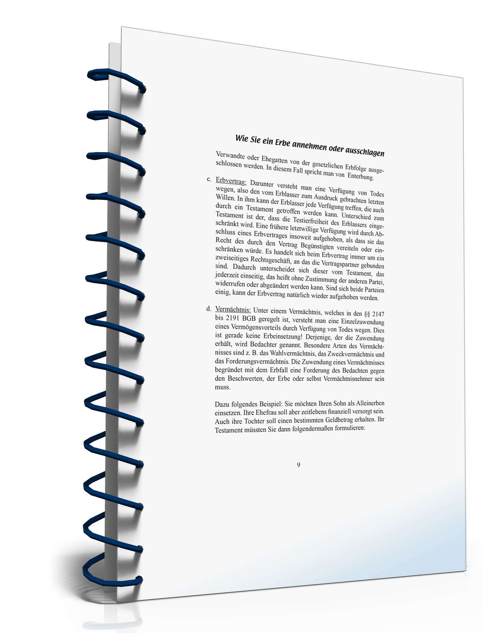 Ratgeber Annehmen/Ausschlagen Erbe  PDF. Seite: 9