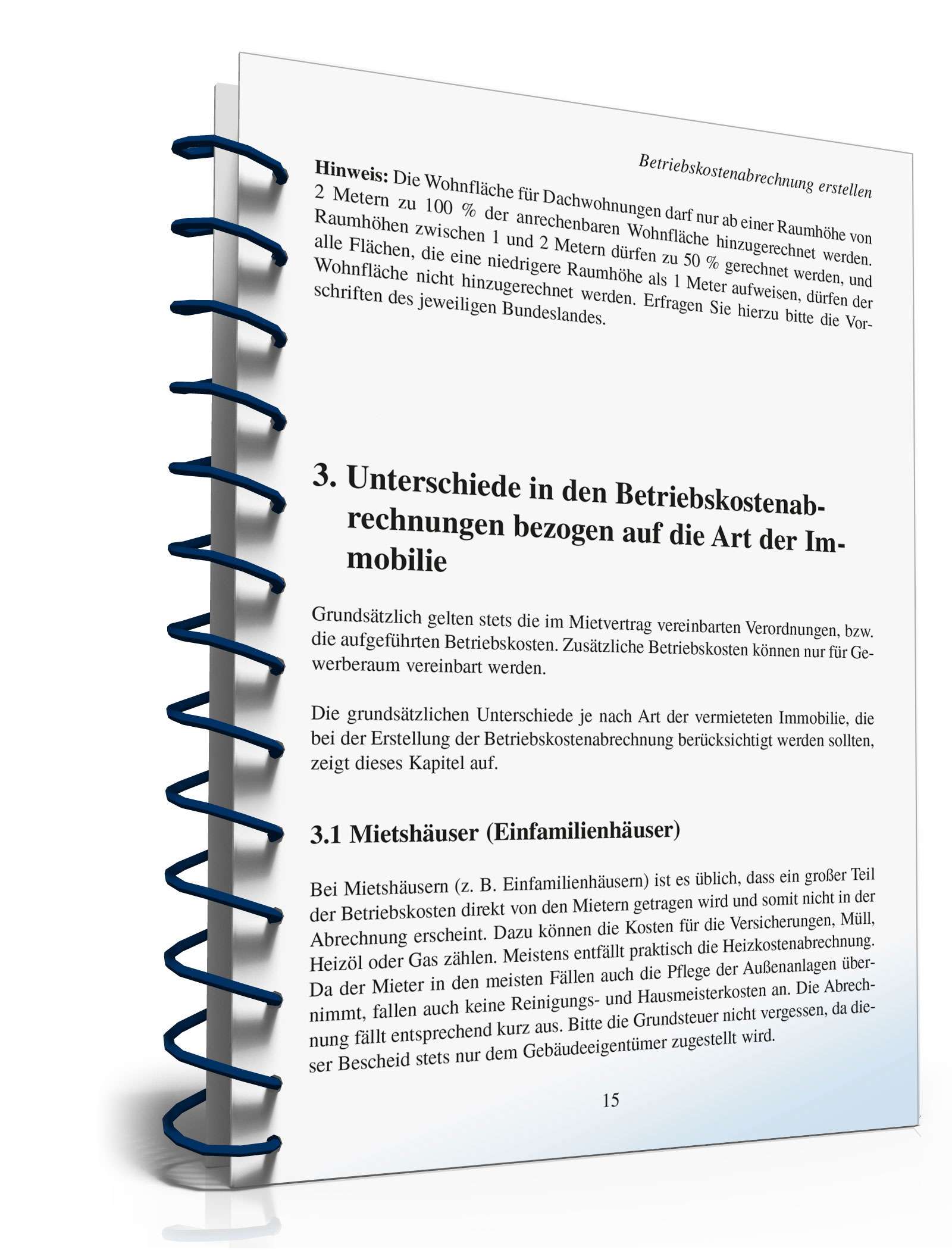 Ratgeber Betriebskostenabrechnung PDF. Seite: 15