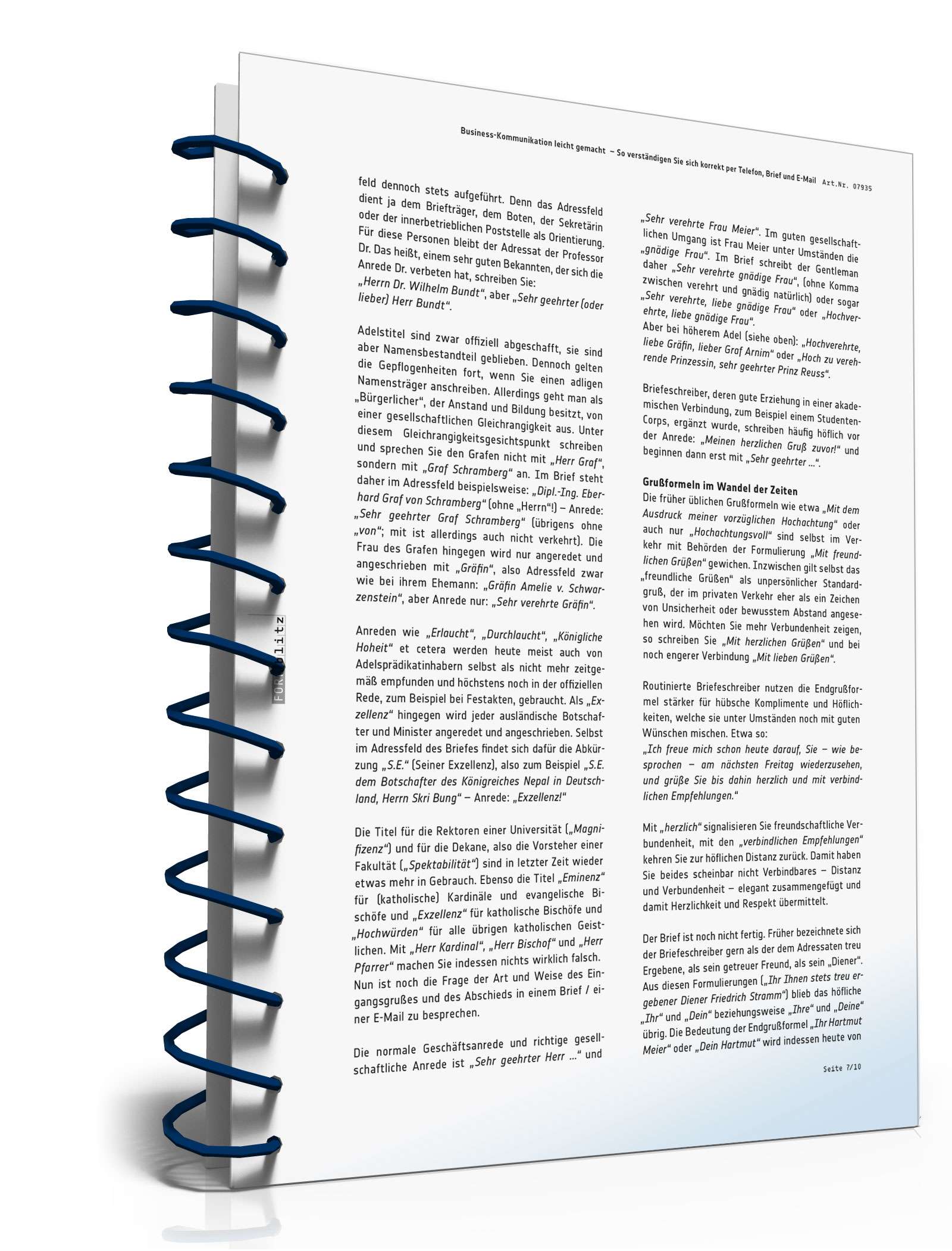 Ratgeber Business-Kommunikation PDF. Seite: 8