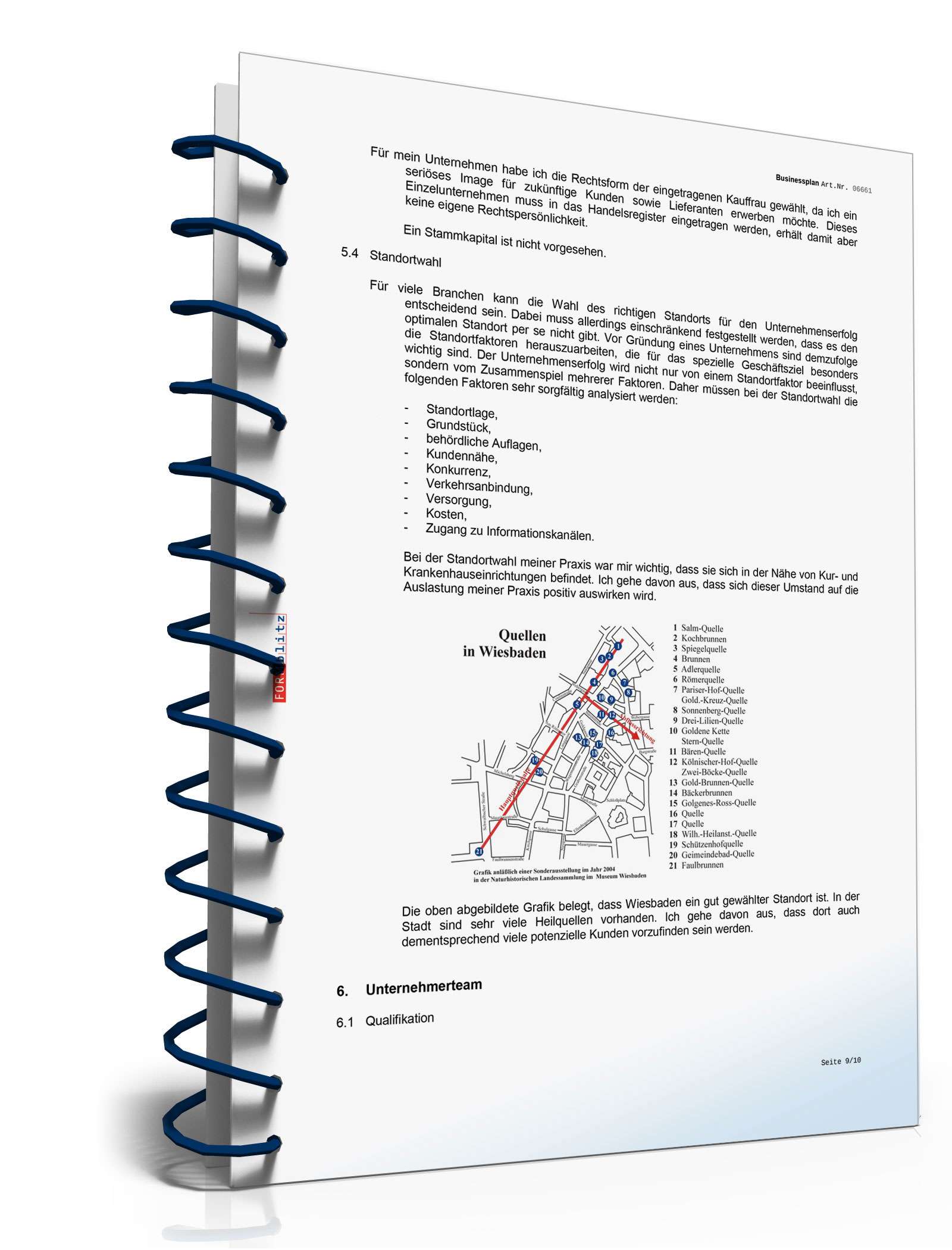 Businessplan Wellnesstherapie-Praxis Excel. Seite: 12