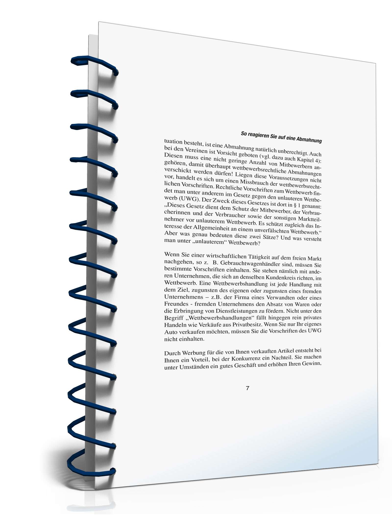 Ratgeber Reaktion Abmahnung PDF. Seite: 7