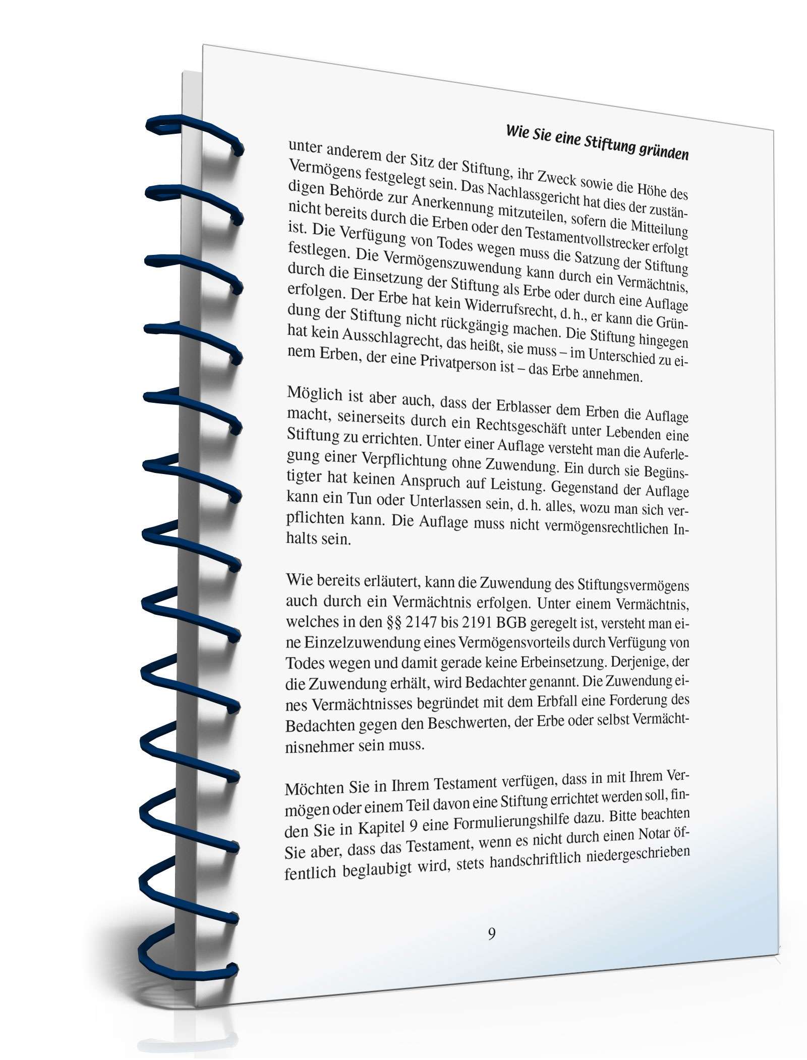 Ratgeber Gründung Stiftung  PDF. Seite: 8