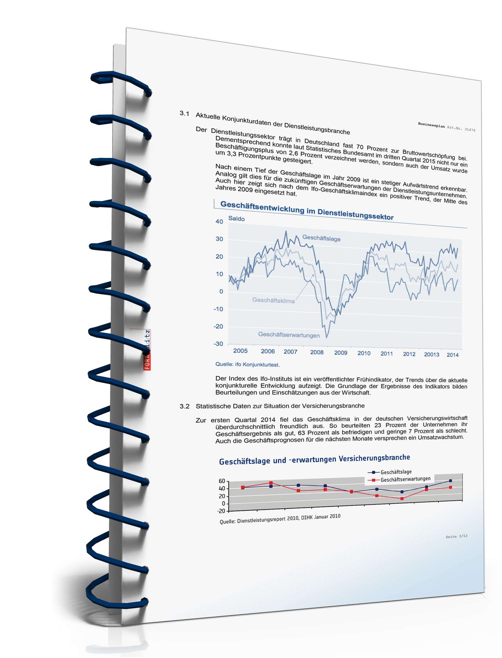 Businessplan Versicherungsmakler Excel. Seite: 5