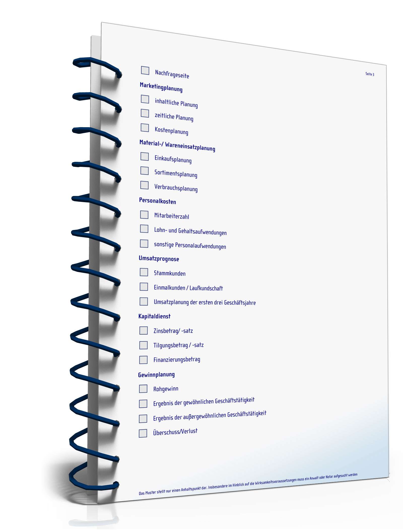 Checkliste zur Selbstständigkeit aus Anstellung PDF. Seite: 3