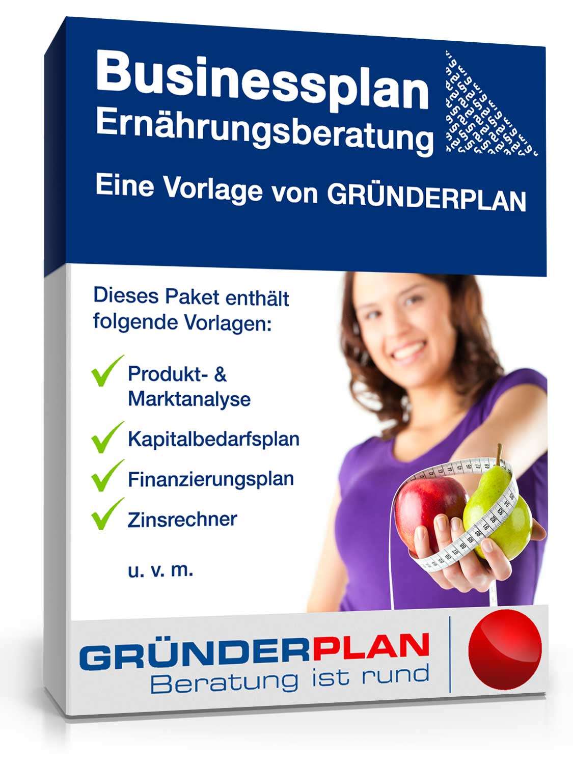 Businessplan Ernährungsberatung von Gründerplan Excel