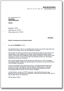 Inanspruchnahme Bürgschaft Word