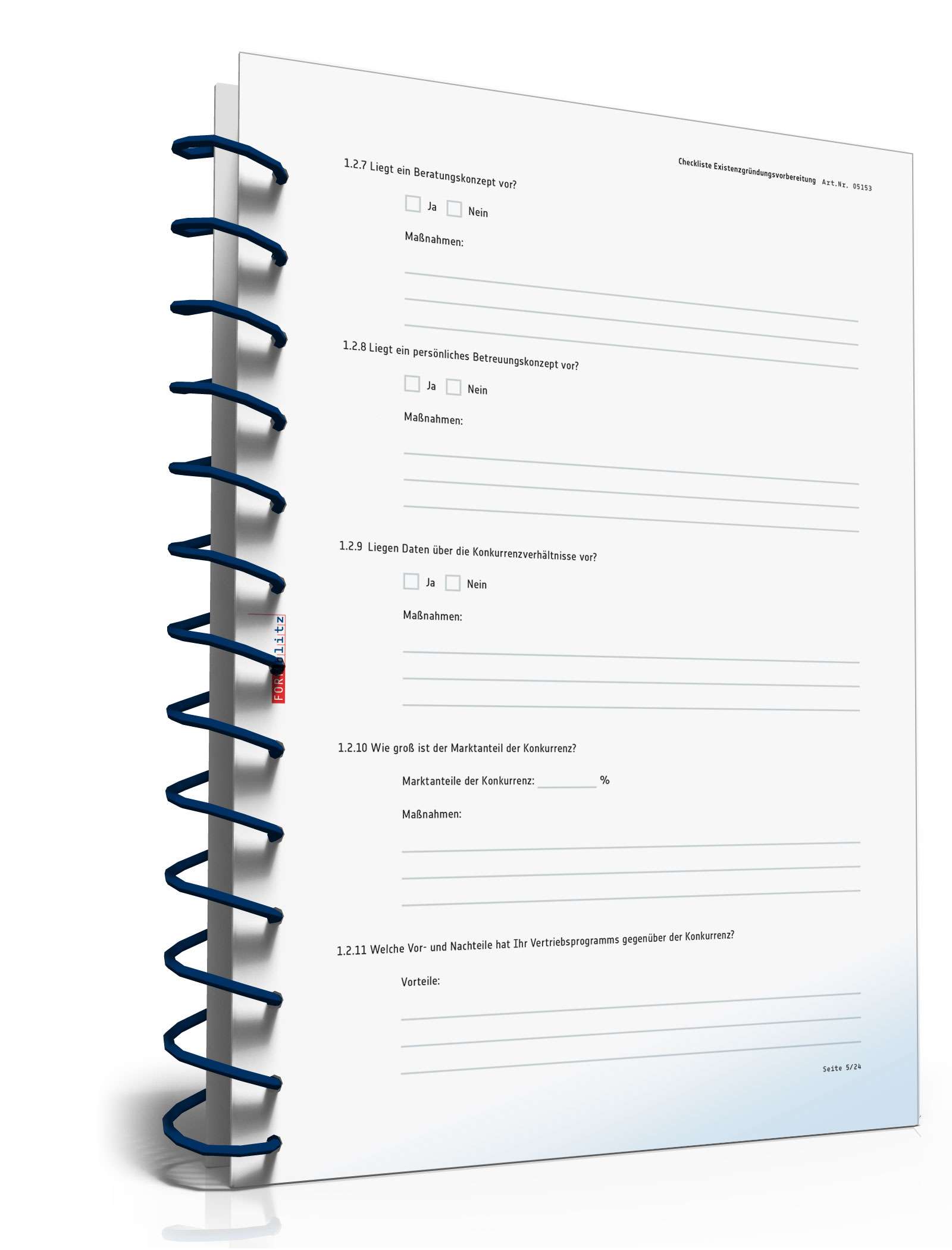 Checkliste Existenzgründung PDF. Seite: 5