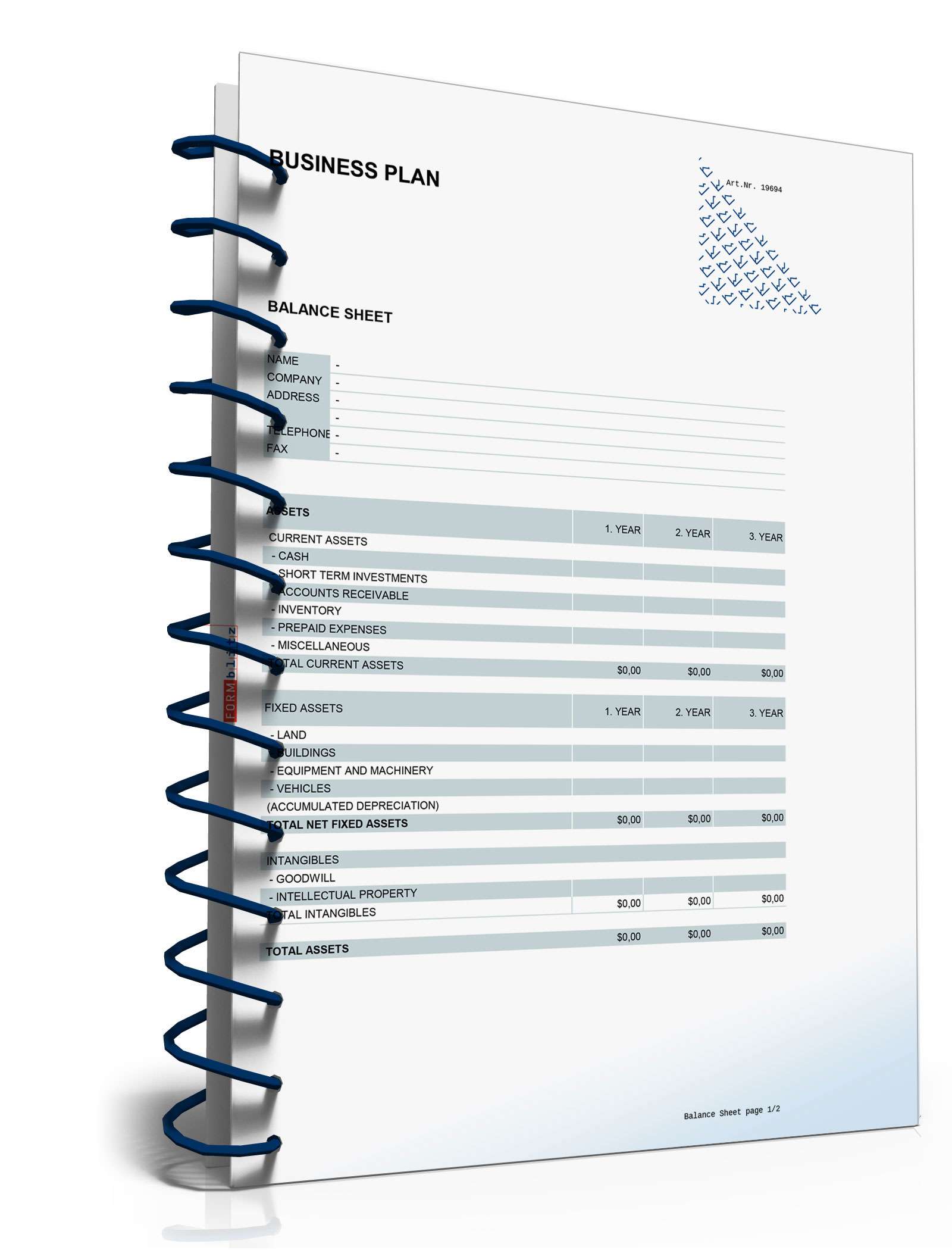 Businessplan auf Englisch Excel. Seite: 15