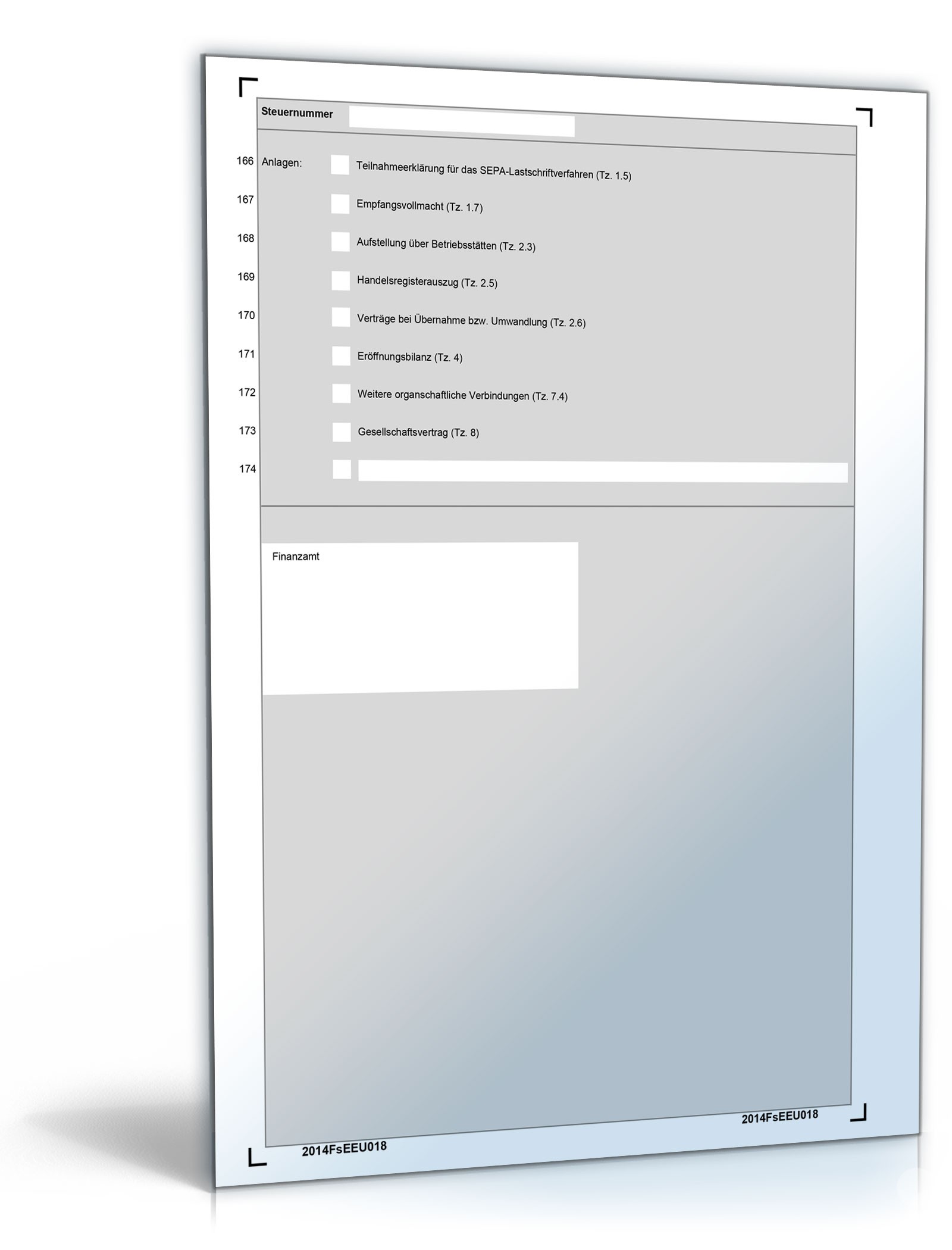 Fragebogen steuerliche Erfassung PDF. Seite: 8