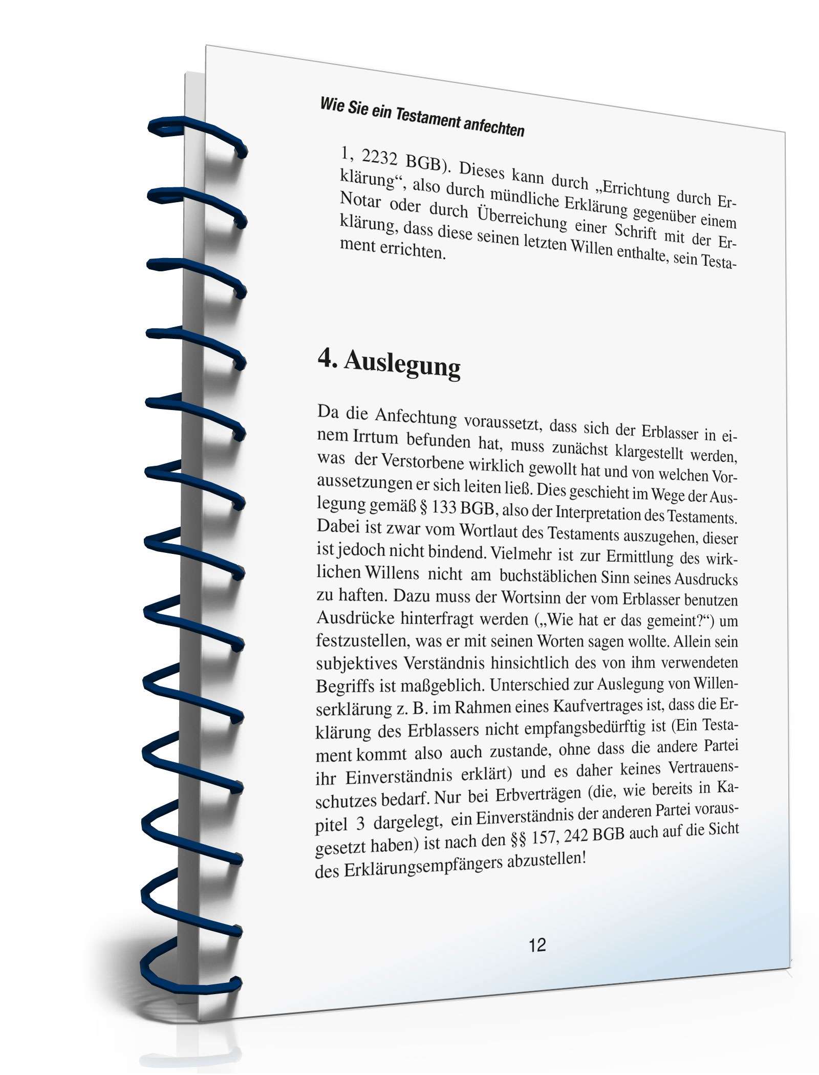 Ratgeber Anfechtung Testament PDF. Seite: 12