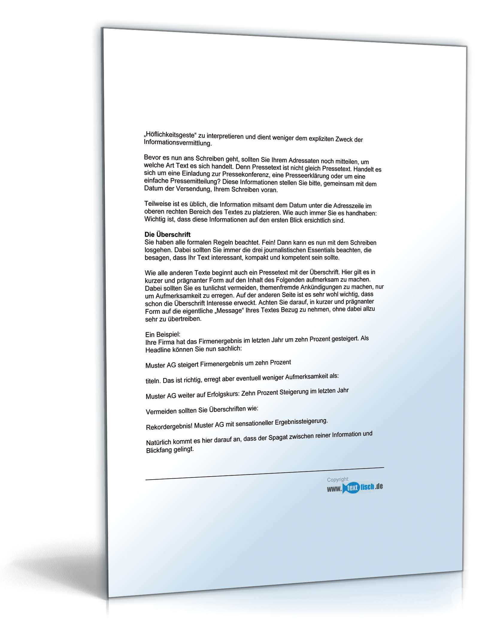 Pressemitteilung Reiseveranstalter über neues Reiseangebot PDF. Seite: 5