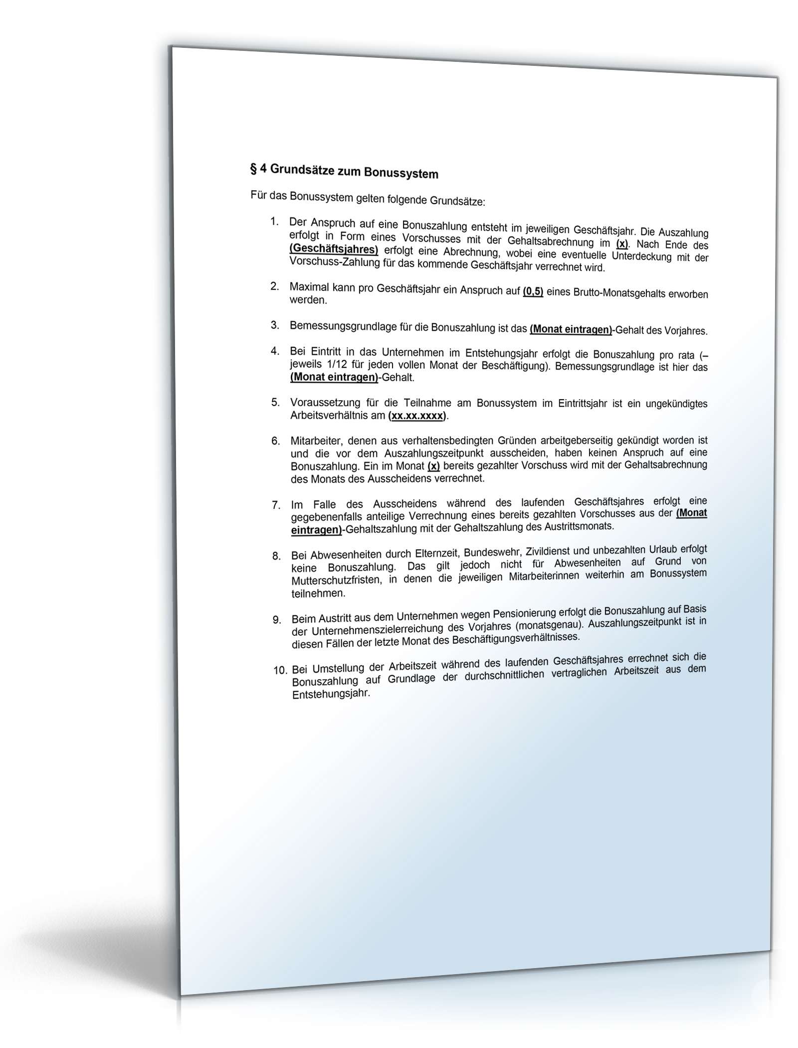 Betriebsvereinbarung Erfolgsziele und Prämien PDF. Seite: 2
