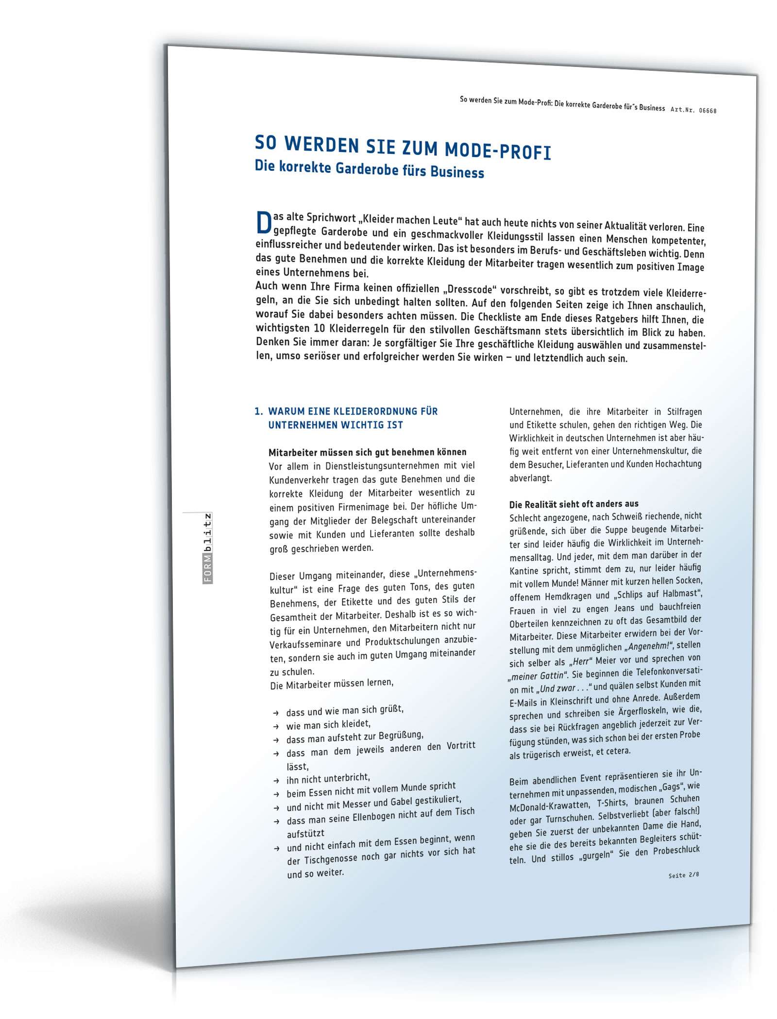 Das große Business-Knigge-Paket Excel. Seite: 9