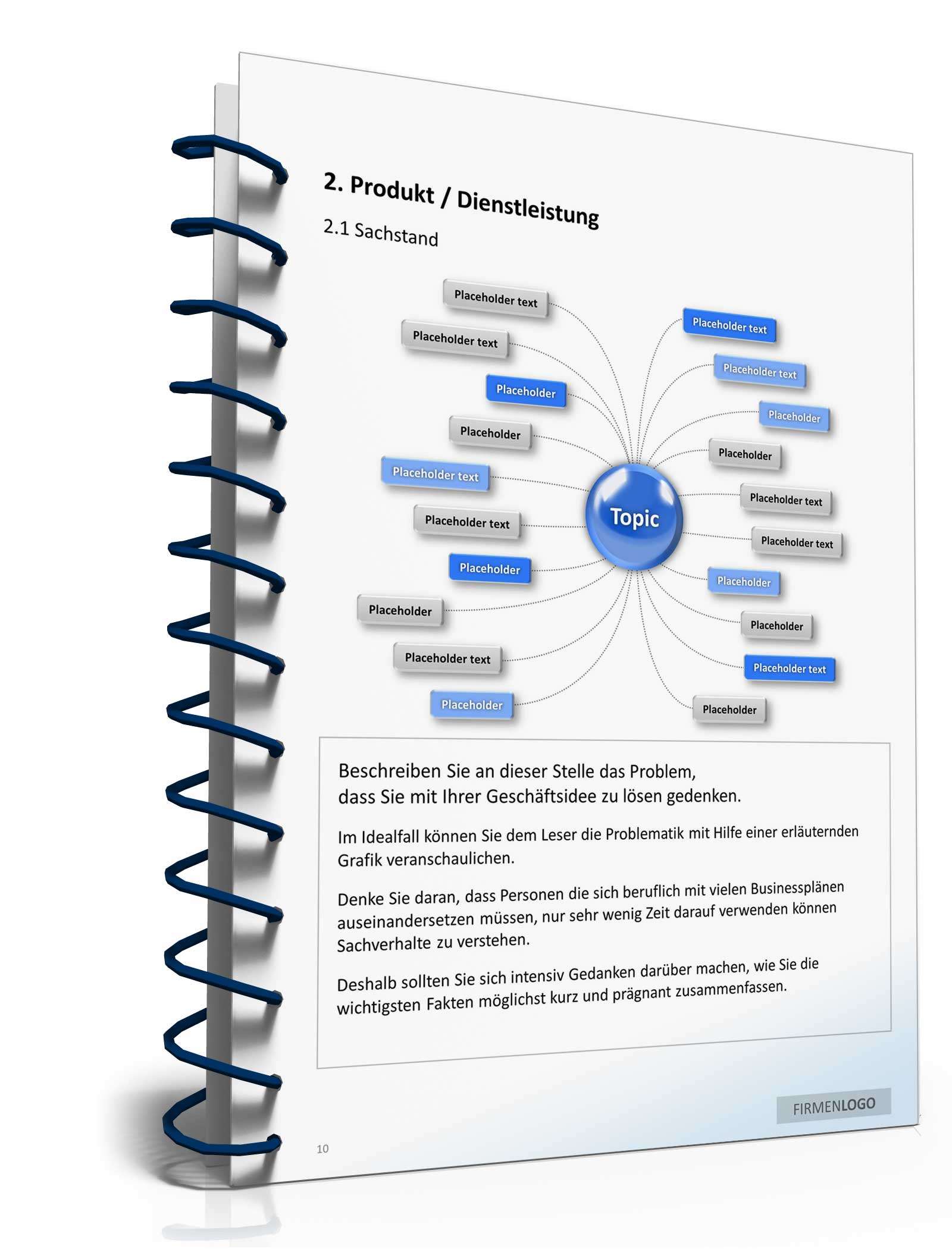 PowerPoint Präsentation Businessplan Powerpoint. Seite: 10