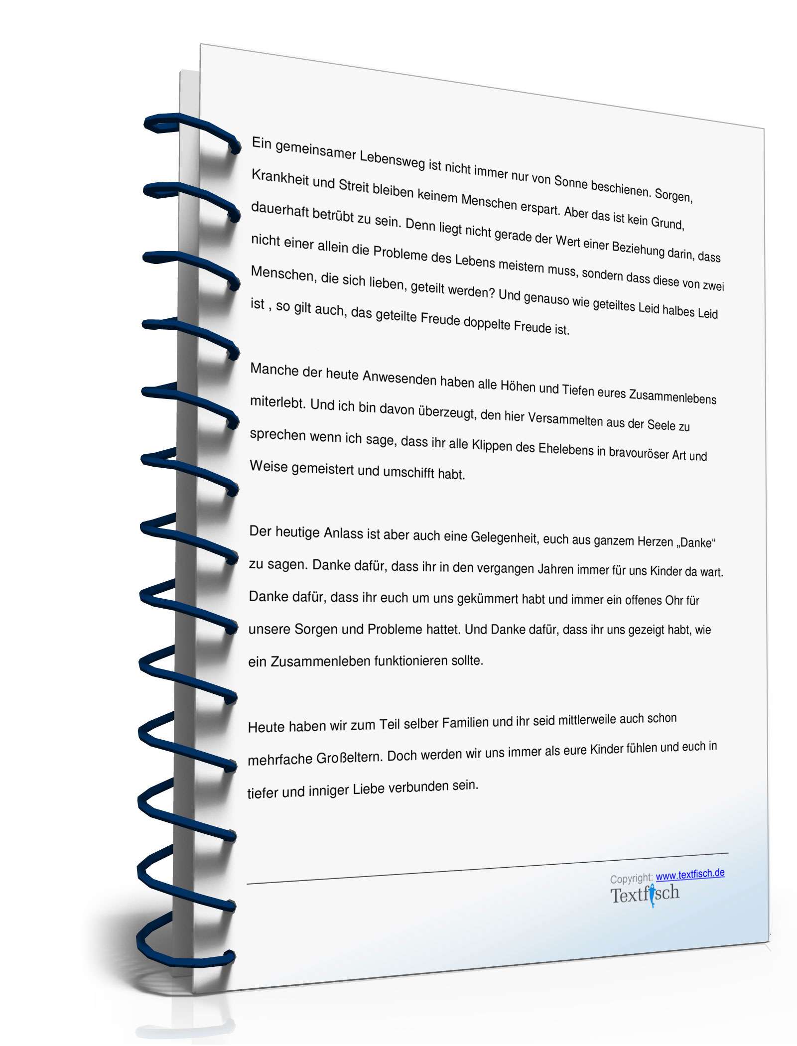 Rede zur Goldenen Hochzeit Kind des Ehepaares PDF. Seite: 3