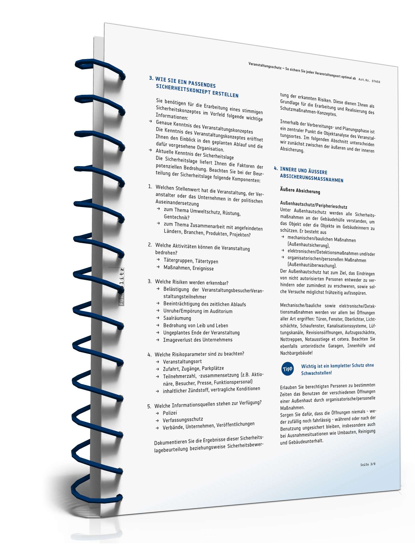 Ratgeber Veranstaltungsschutz PDF. Seite: 4