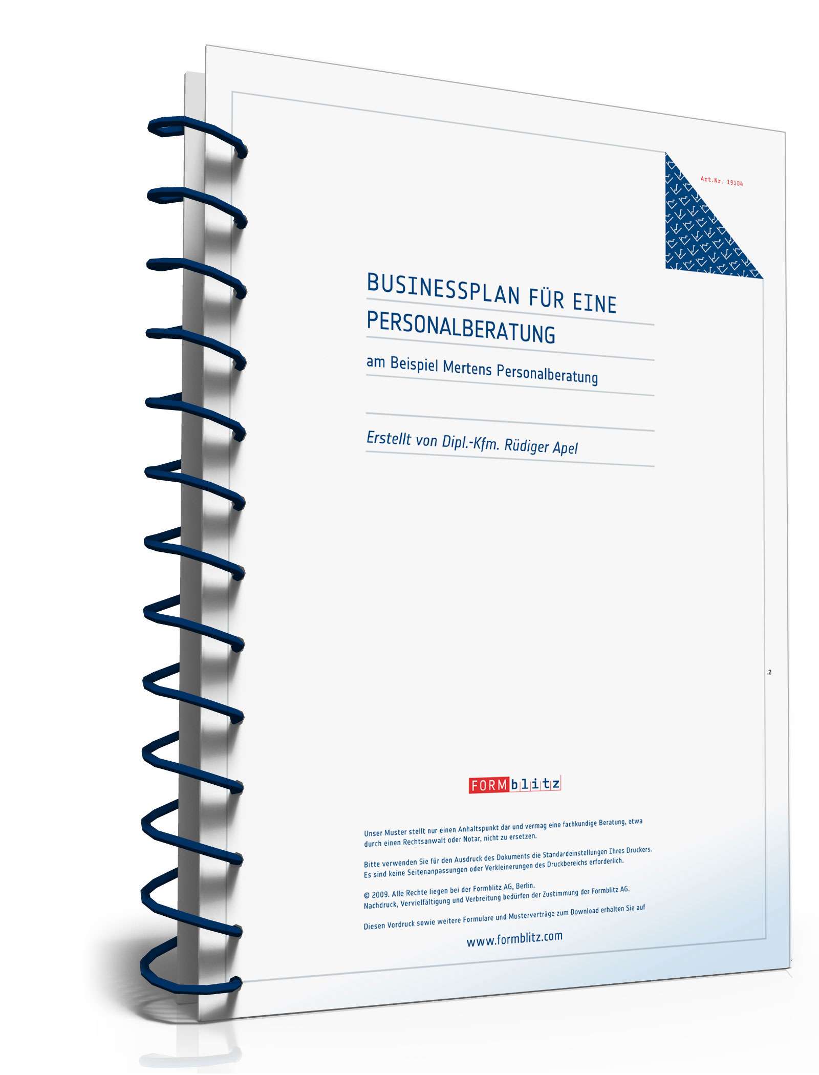 Businessplan Personalberatung Excel. Seite: 2