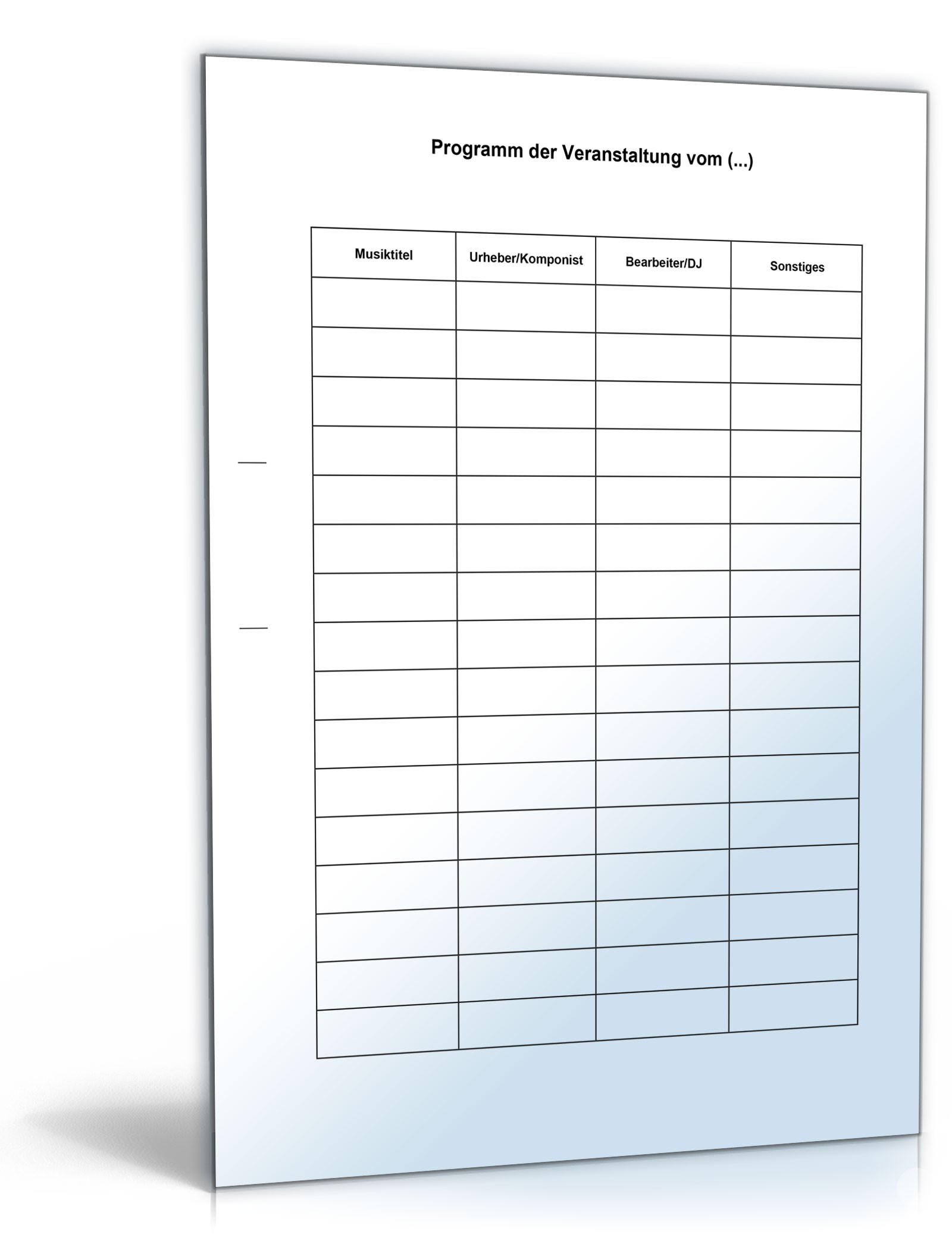 Nachkommen der Programmpflicht gegenüber GEMA  PDF. Seite: 2