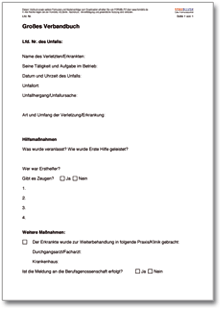 Großes Verbandbuch Word