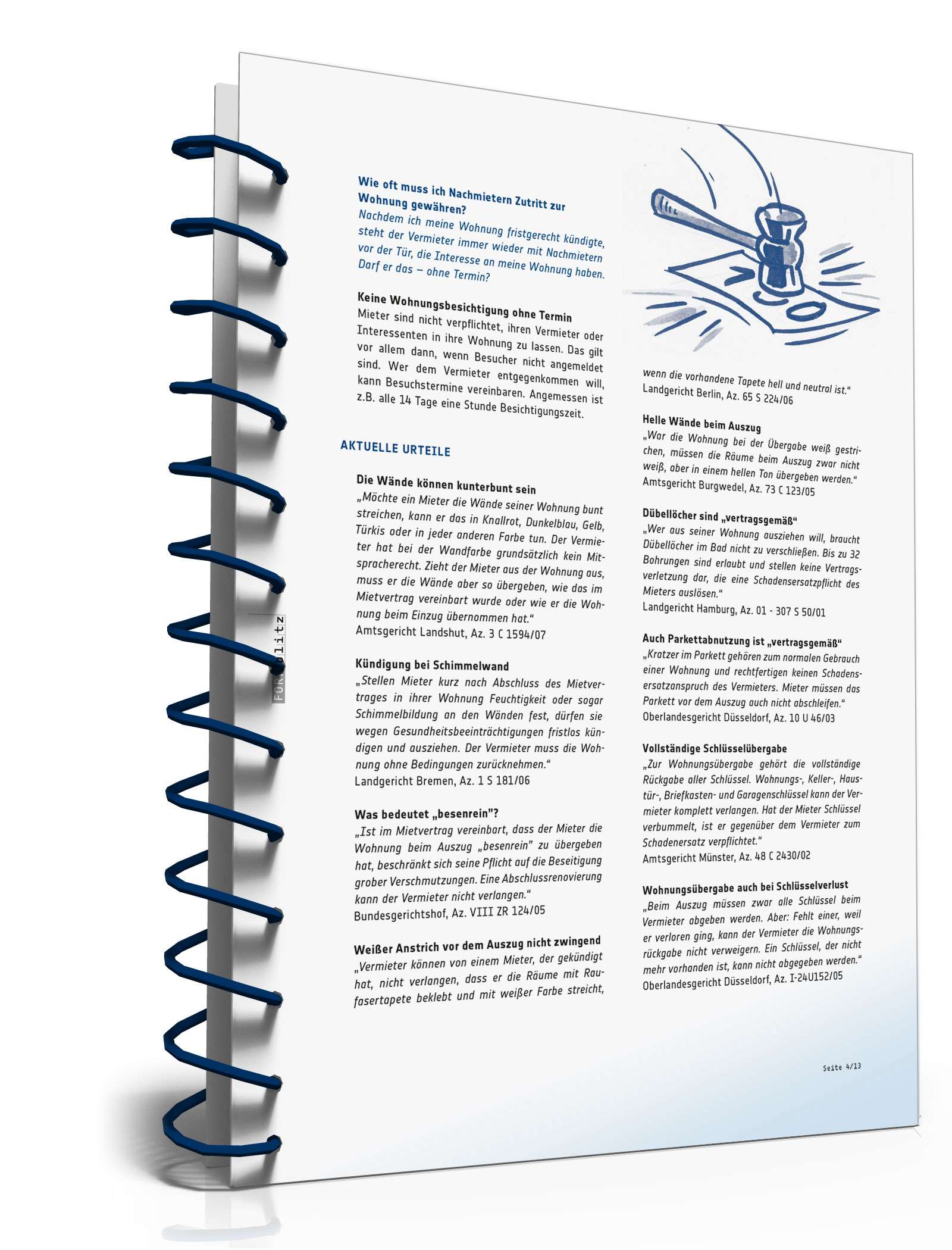 Ratgeber Mietrecht Wohnungsübergabe PDF. Seite: 5