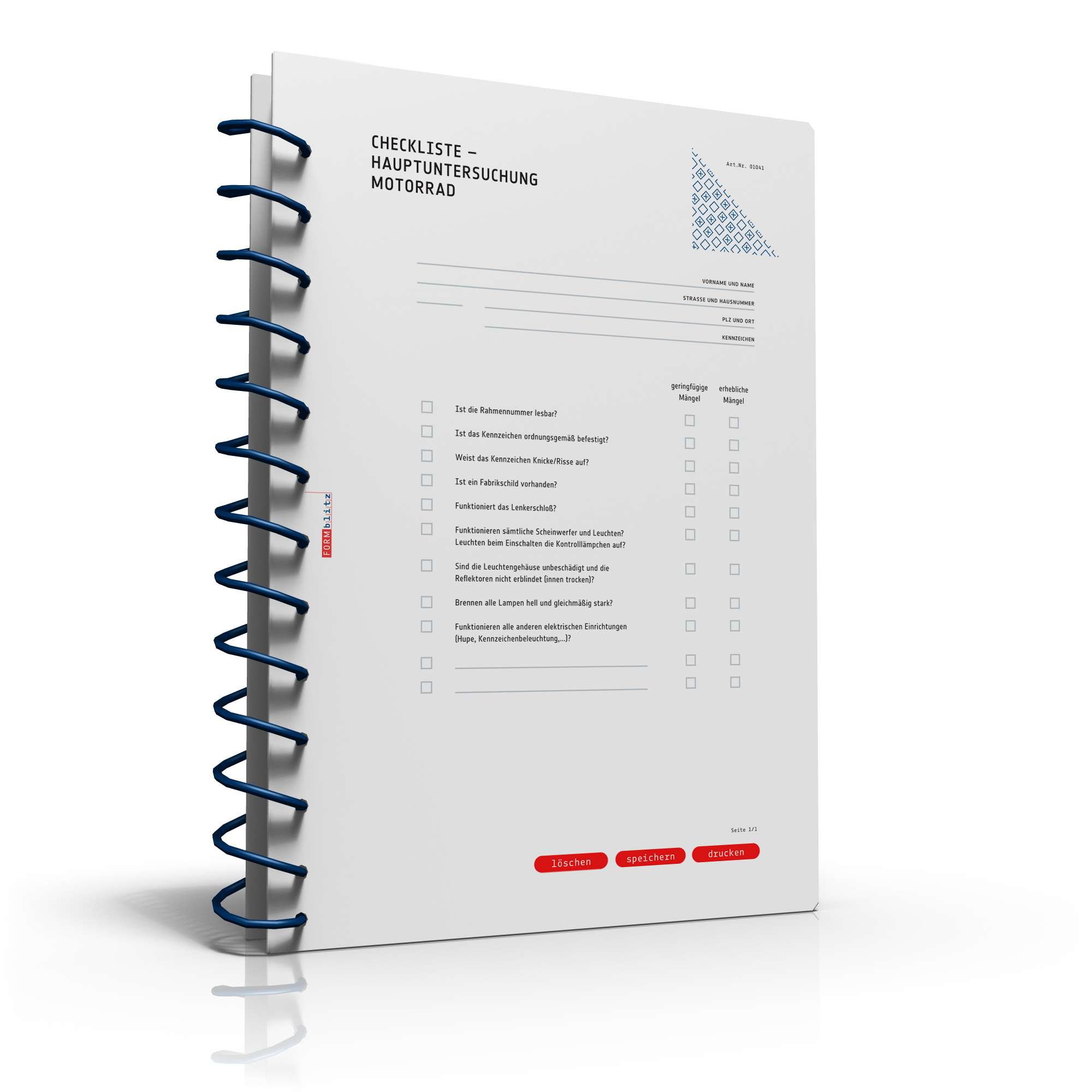 Checkliste Kauf gebrauchtes Motorrad PDF. Seite: 2