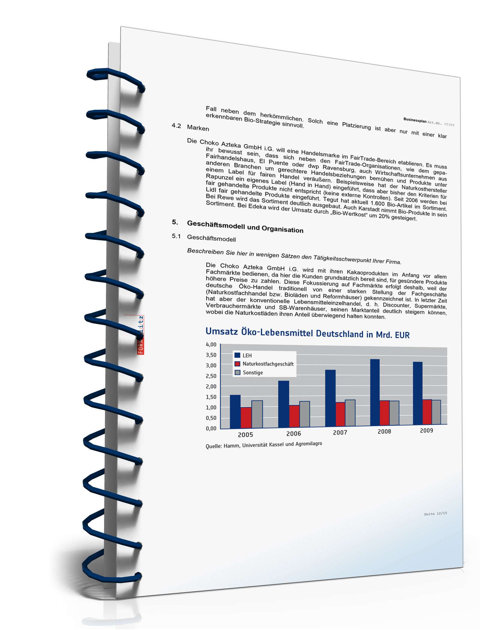 Businessplan Im- und Exportunternehmen Excel. Seite: 11