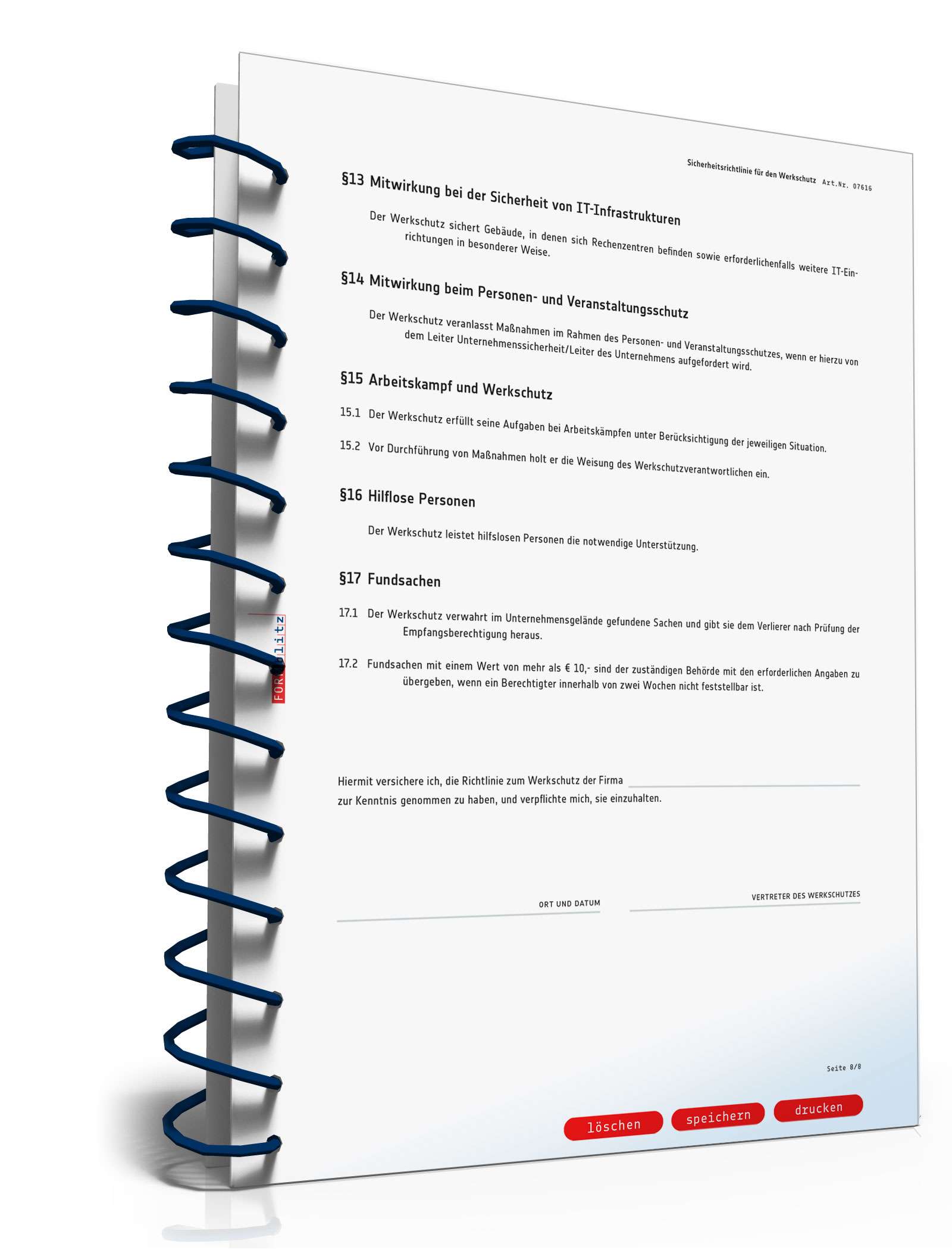 Richtlinie Werkschutz PDF. Seite: 9