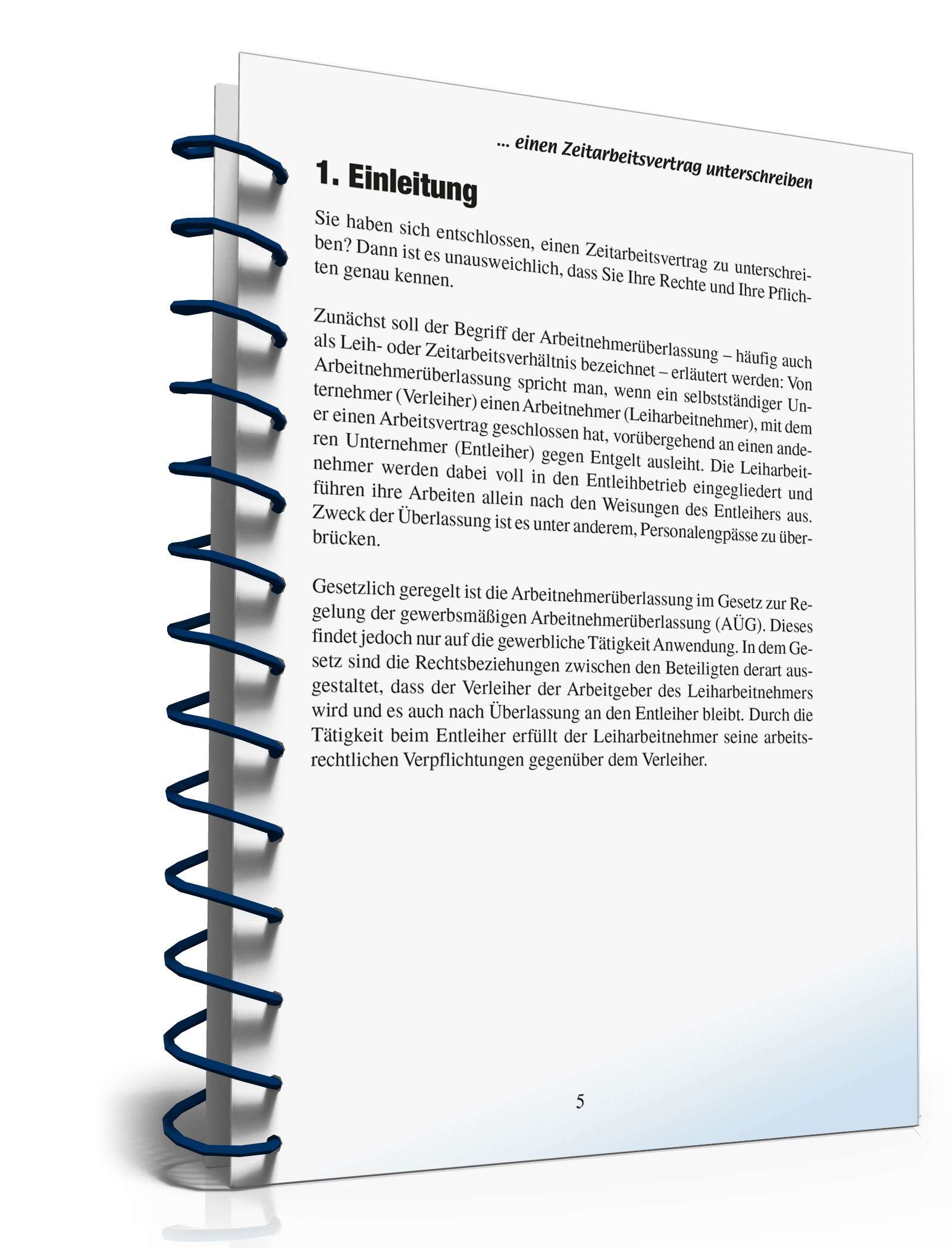 Abschluss Zeitarbeitsvertrag  PDF. Seite: 4
