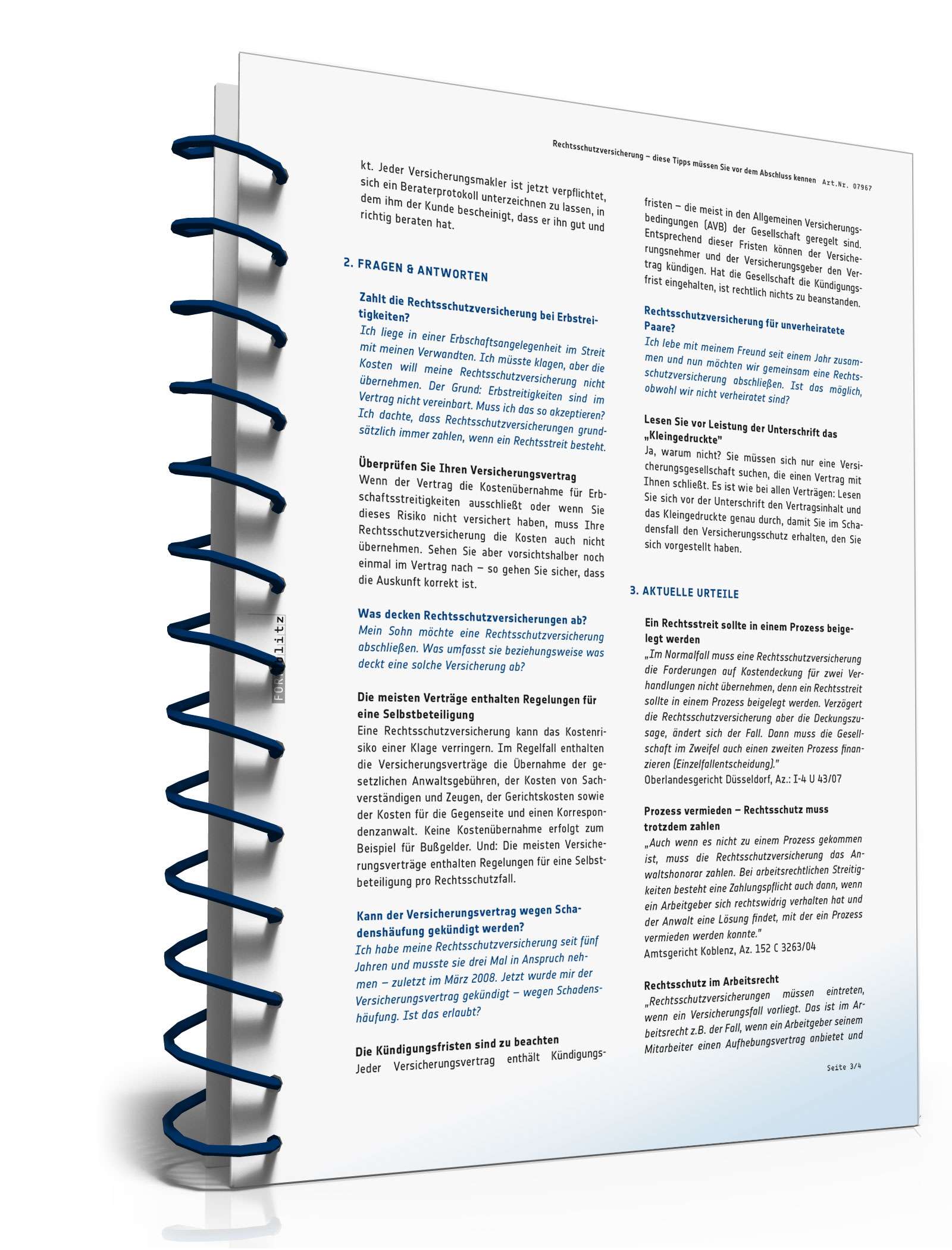 Ratgeber Rechtsschutzversicherung  PDF. Seite: 4