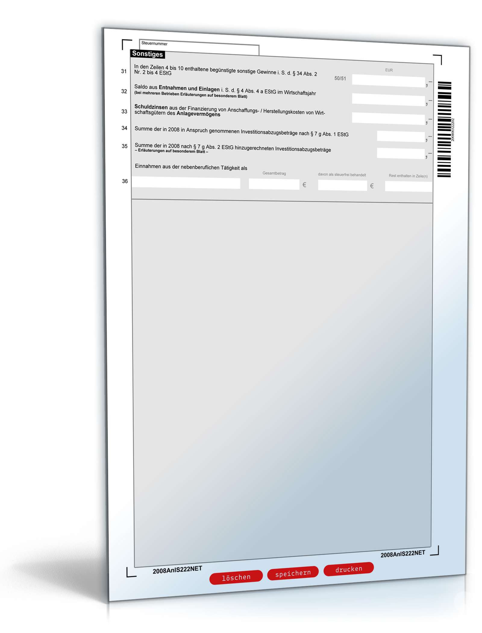 Anlage S 2008 PDF. Seite: 2