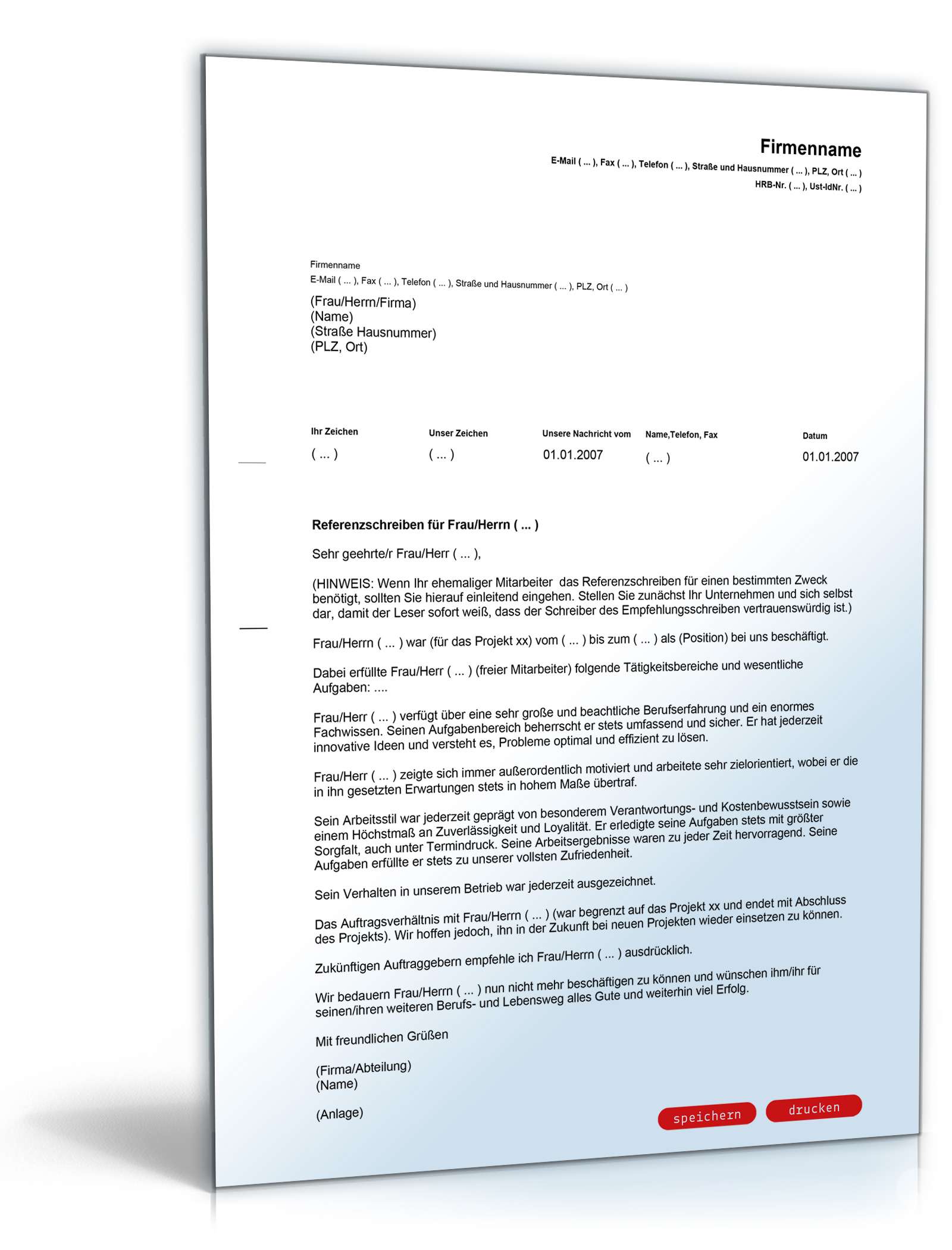 Referenzschreiben Englisch  PDF. Seite: 2